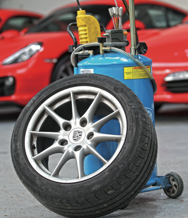 Jante Porsche et équipement pneumatique