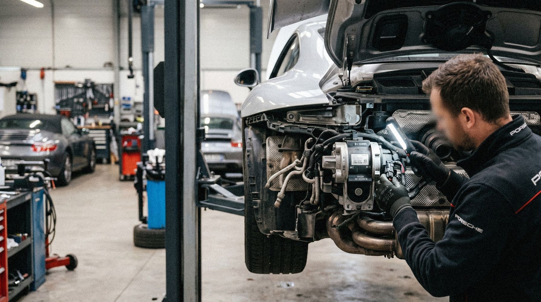 PADM Porsche 981 / 991 : défaut support moteur actif, vibrations, voyant châssis