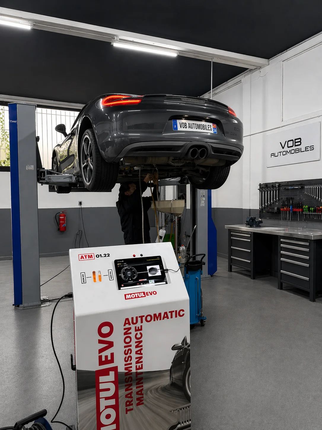 Entretien et vidange de boîte PDK Porsche dans les Yvelines | VOB Automobiles