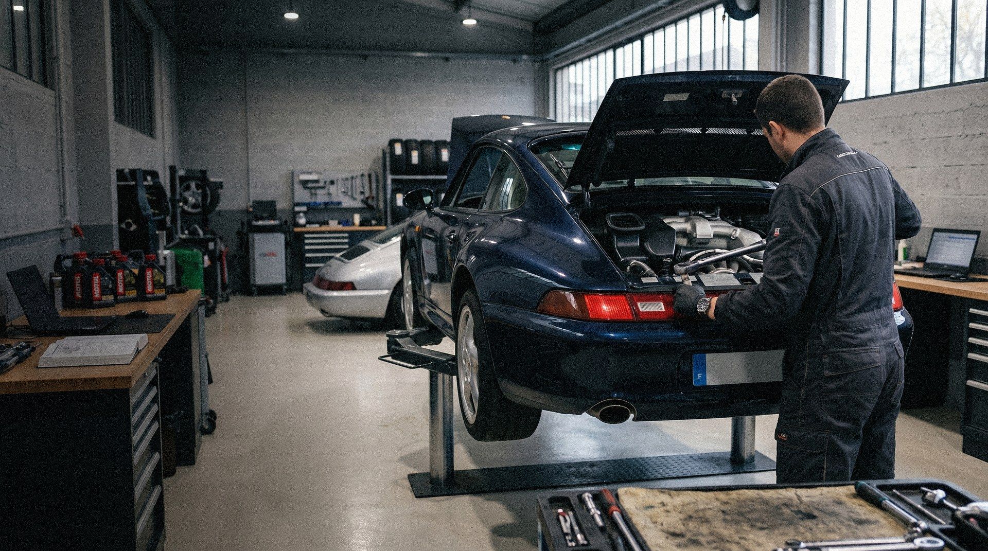 Entretien Porsche à Versailles