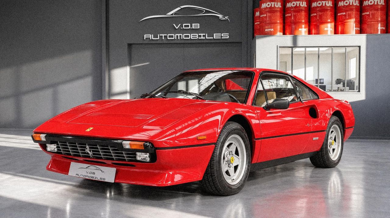 Ferrari 308 GTB Quattrovalvole (1985) — Origine Pozzi — Même propriétaire depuis 1987 — Carnet & Factures depuis l'origine