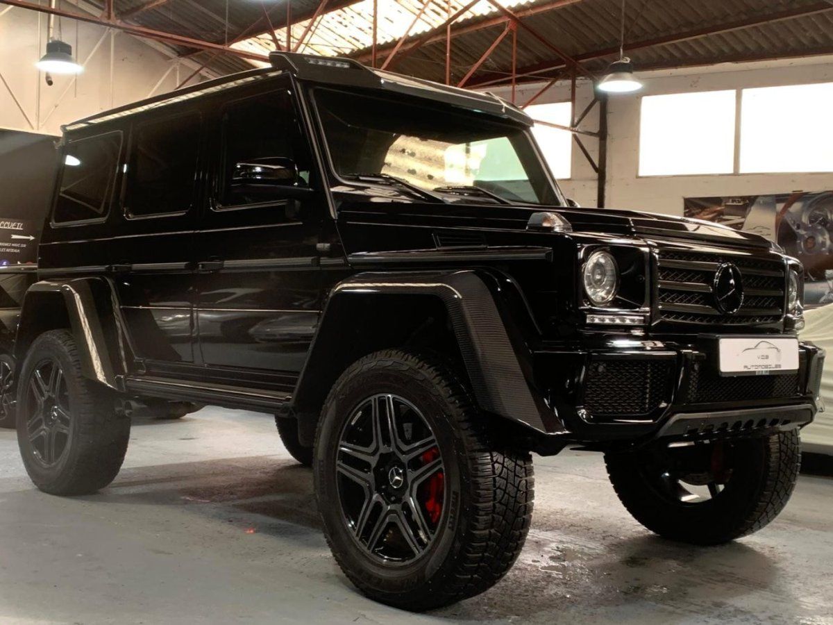Mercedes G500 4x4² AMG 2018 — vue avant trois-quarts (2)