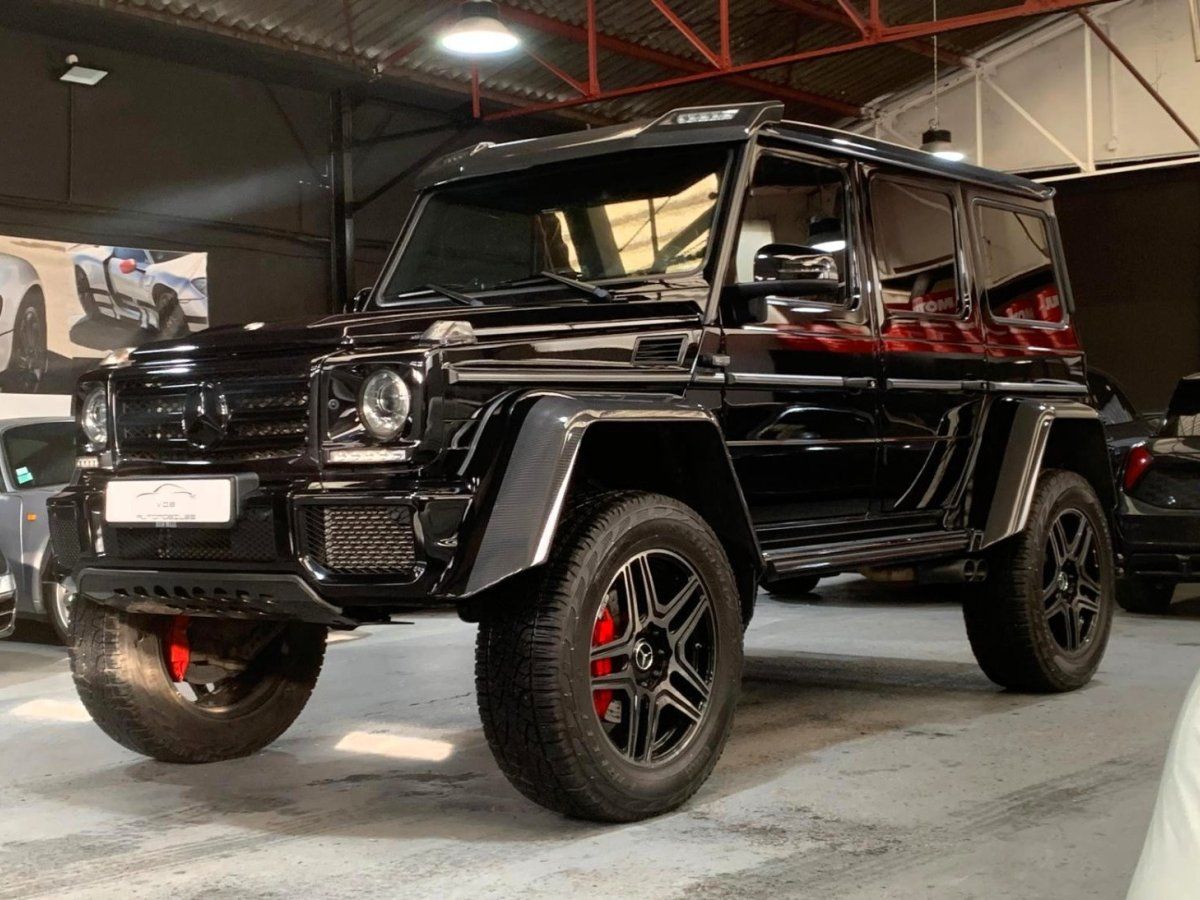 Mercedes G500 4x4² AMG 2018 — vue avant trois-quarts (3)
