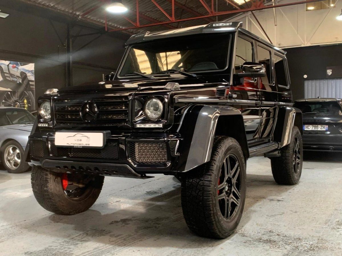 Mercedes G500 4x4² AMG 2018 — vue avant trois-quarts (4)