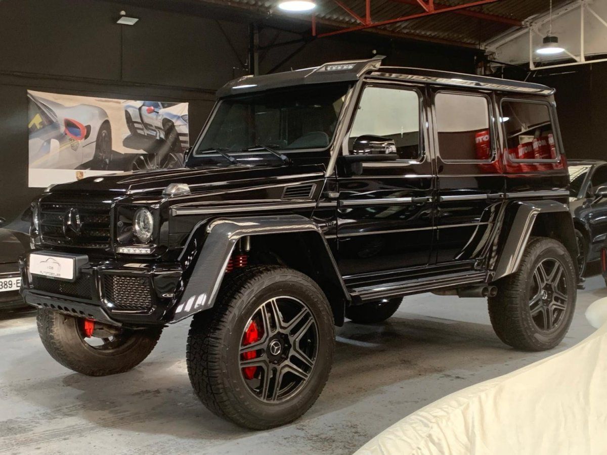 Mercedes G500 4x4² AMG 2018 — vue avant trois-quarts (5)