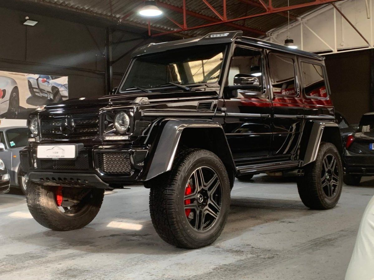 Mercedes G500 4x4² AMG 2018 — vue avant trois-quarts (6)