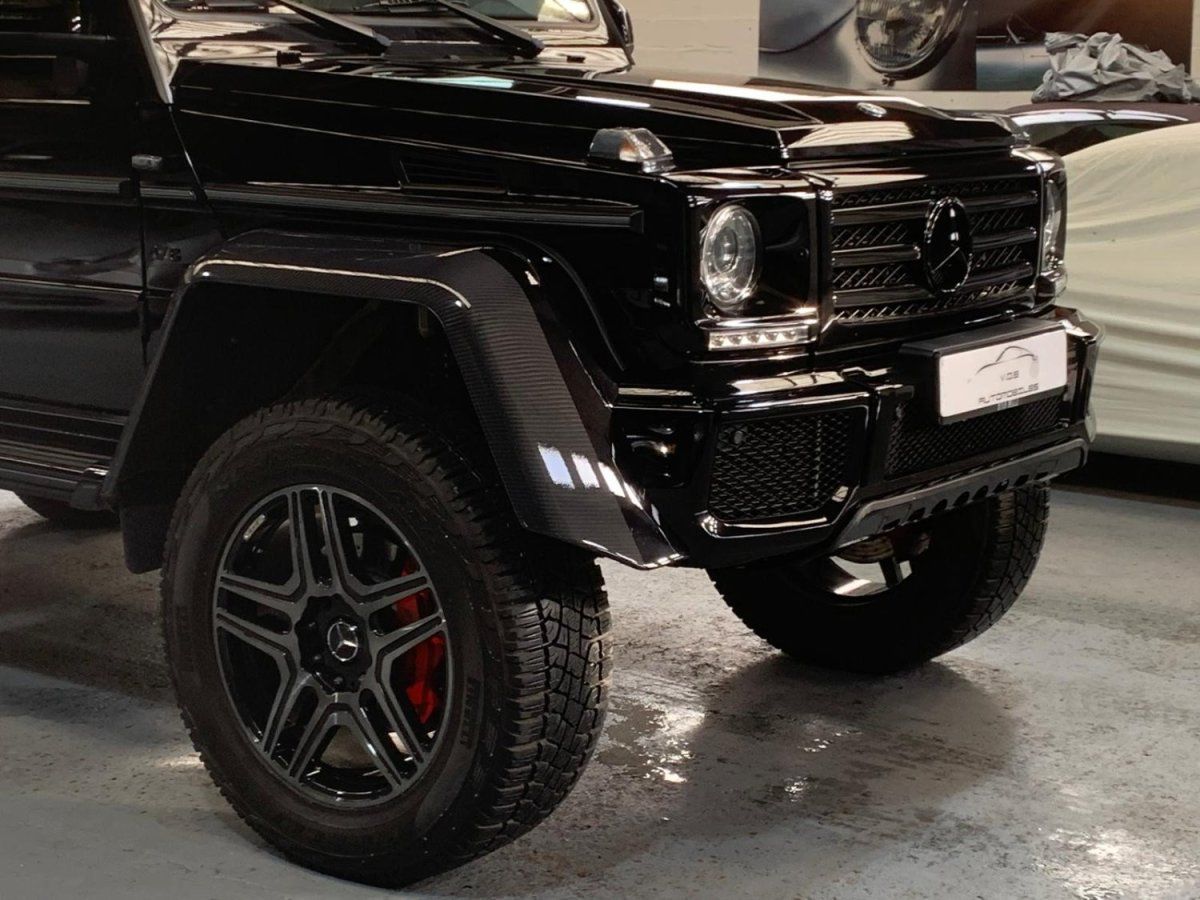 Mercedes G500 4x4² AMG 2018 — vue avant trois-quarts (7)