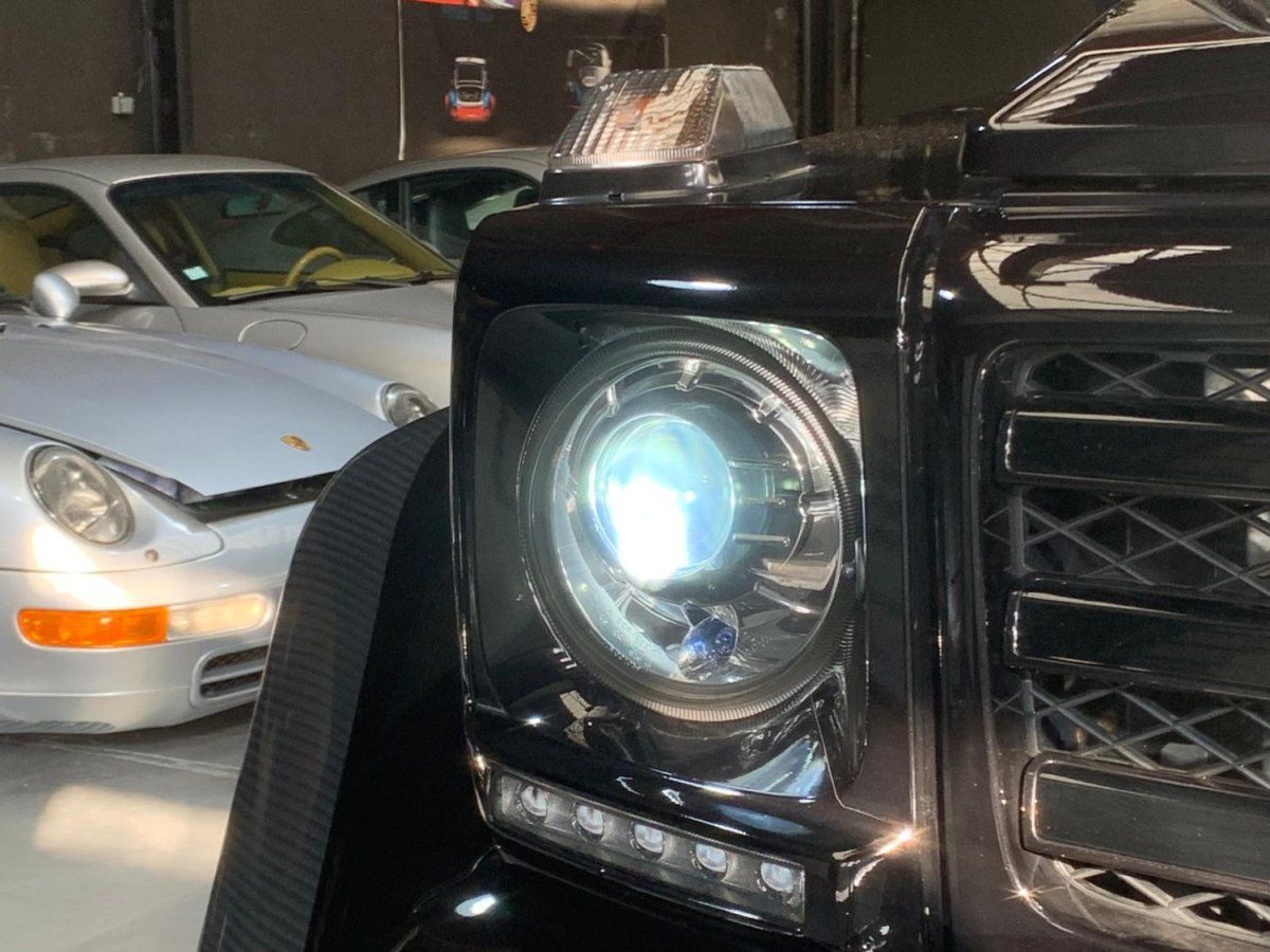 Mercedes G500 4x4² AMG 2018 — detail avant (15)