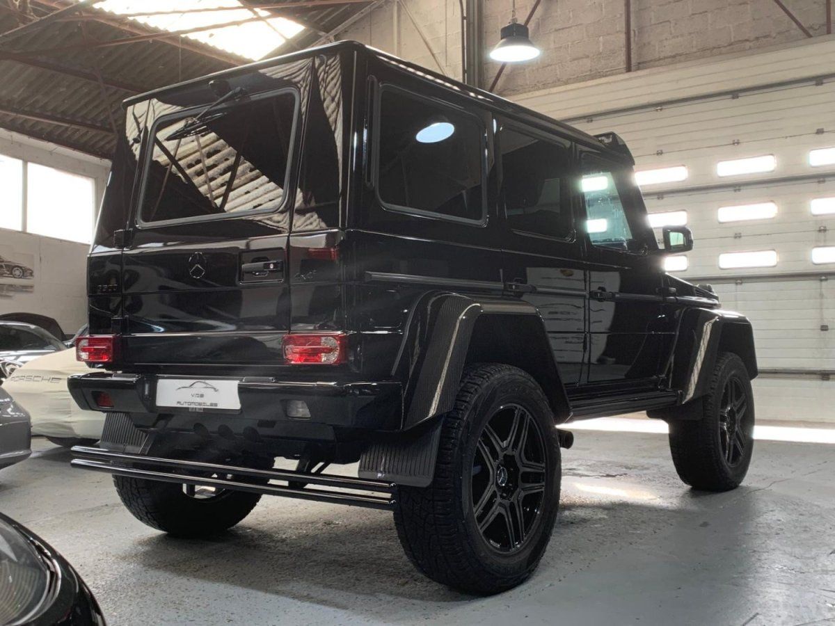 Mercedes G500 4x4² AMG 2018 — vue arriere trois-quarts (12)