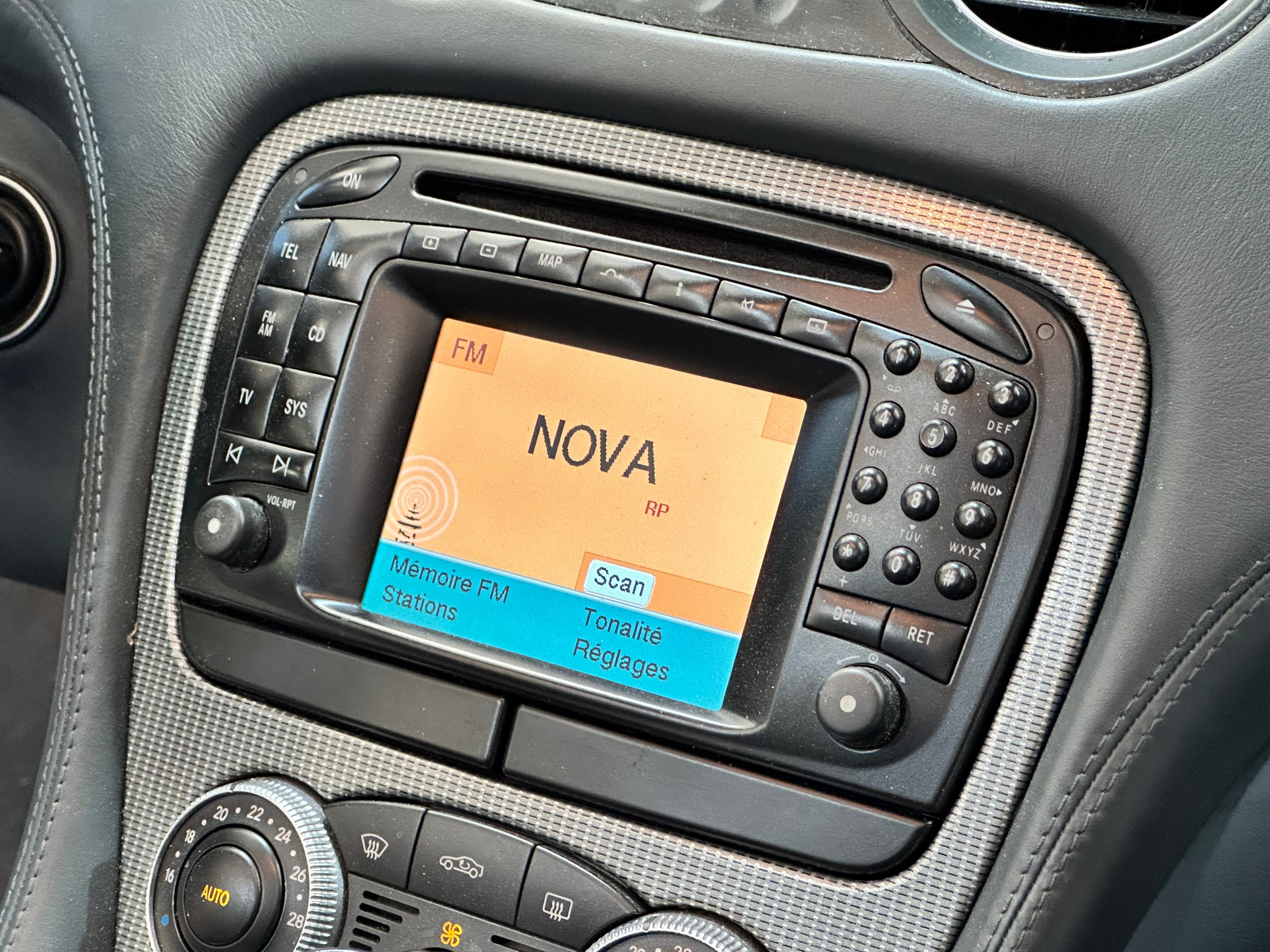 Mercedes SL 2002 — tableau de bord (23)