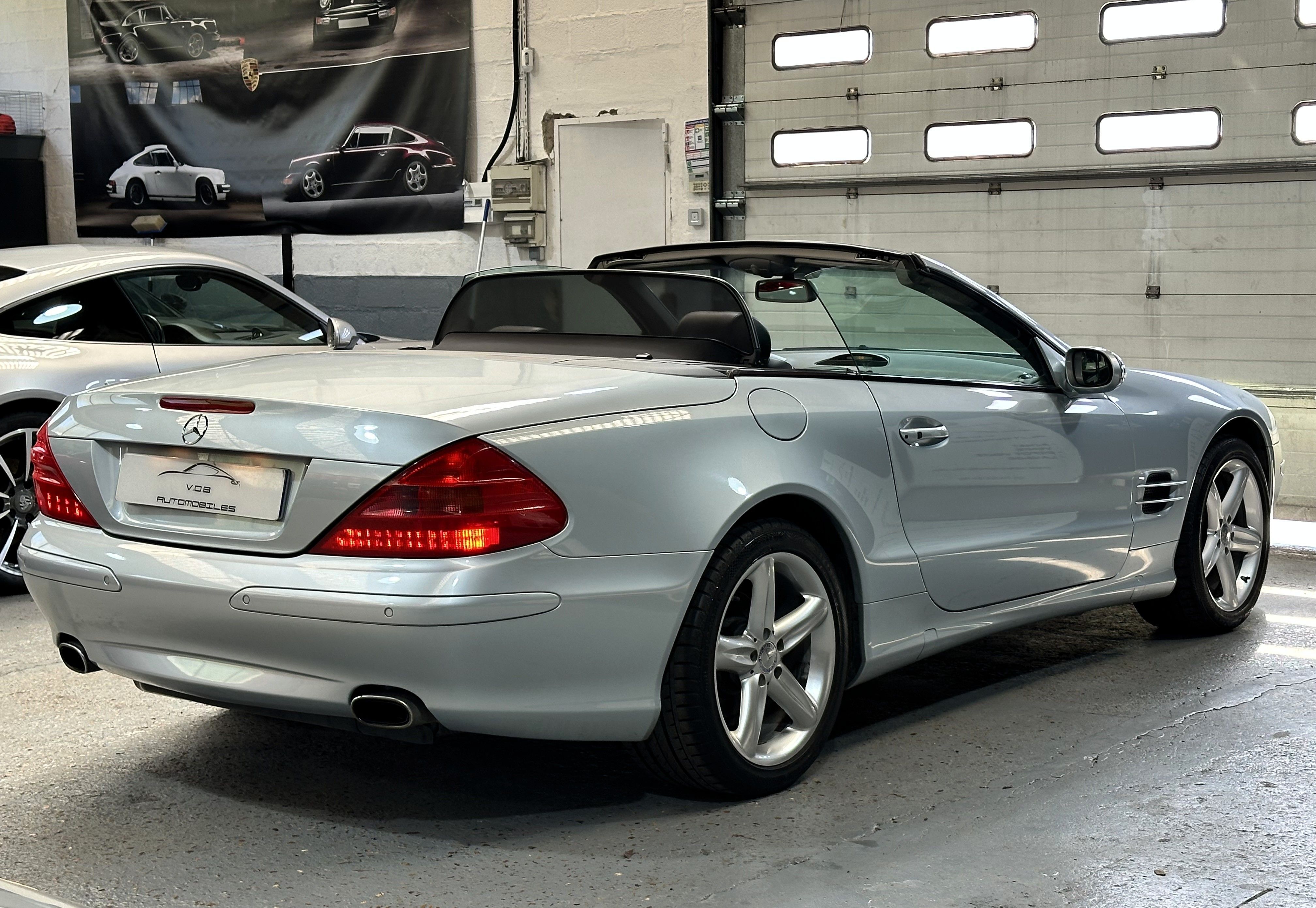 Mercedes SL 2002 — vue arriere trois-quarts (12)