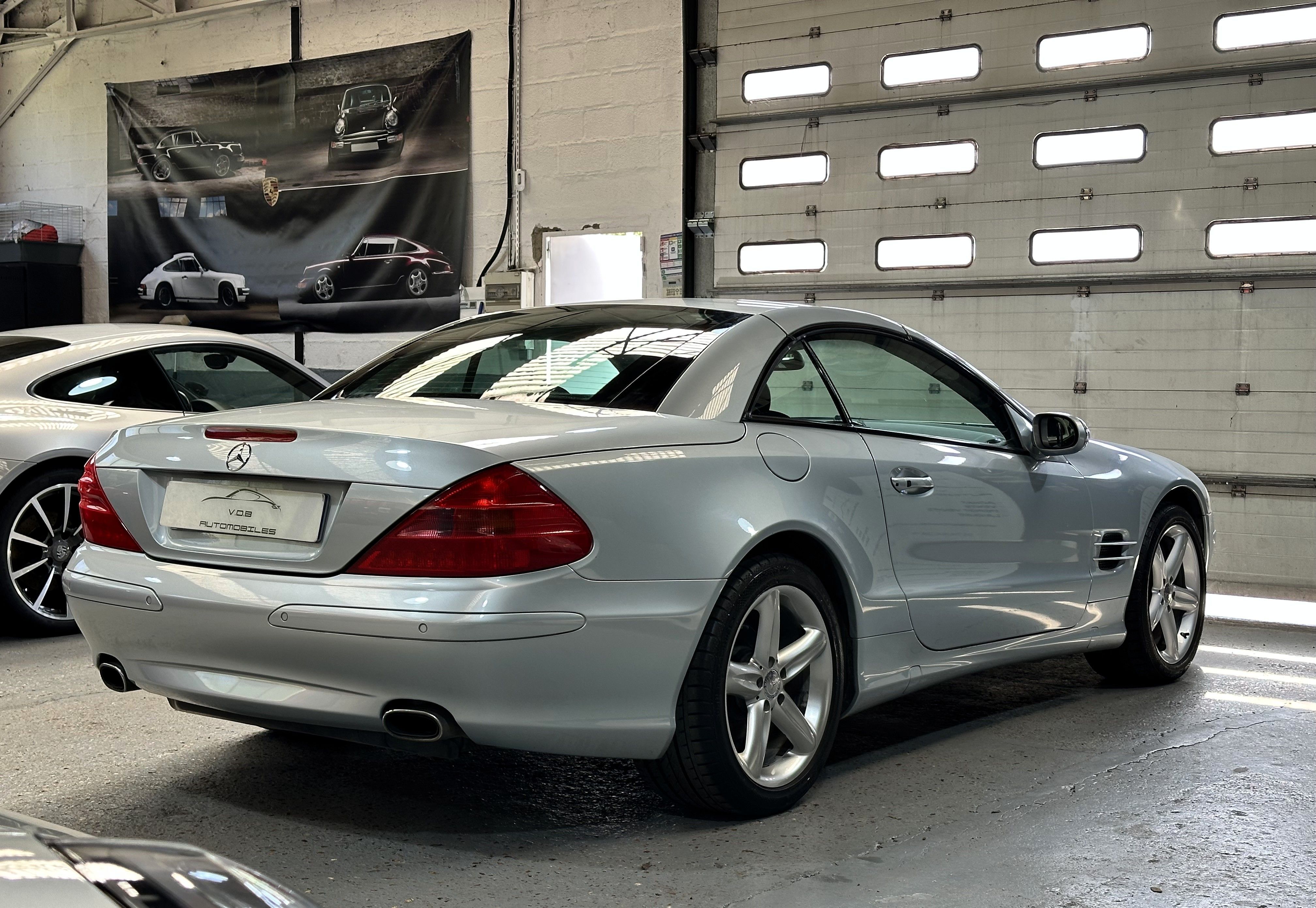 Mercedes SL 2002 — vue arriere trois-quarts (14)