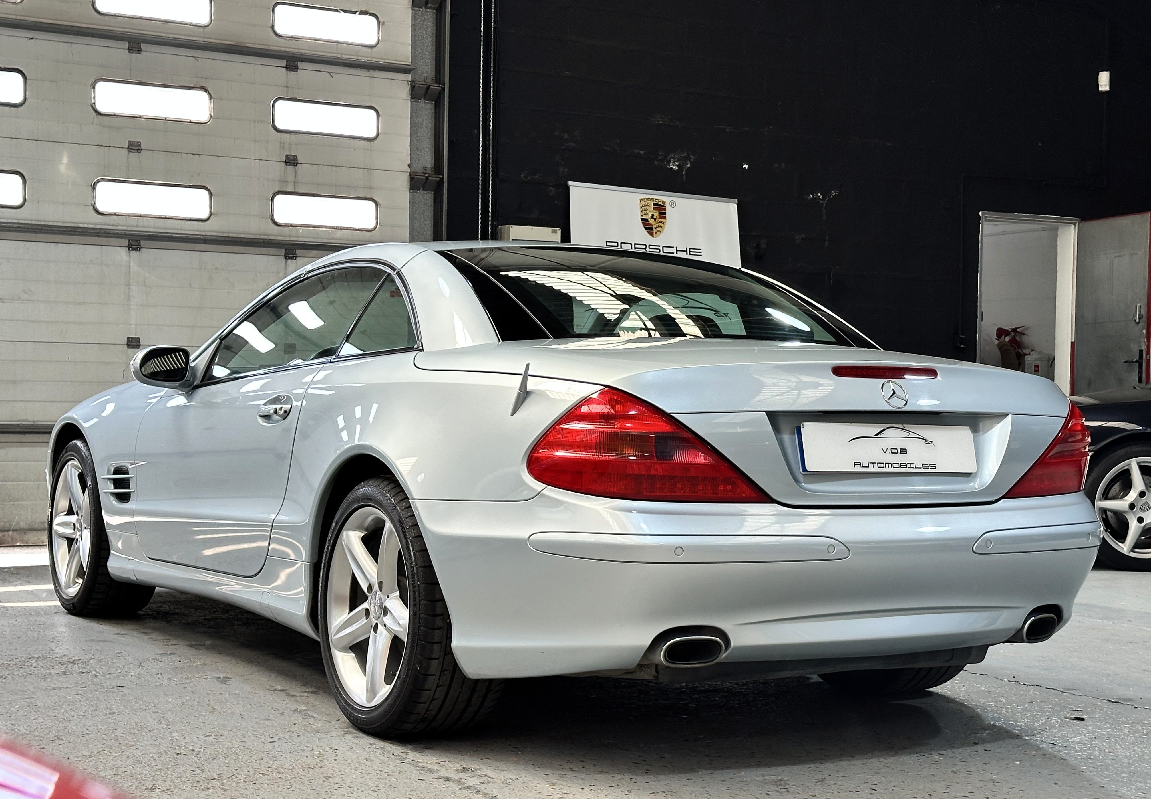 Mercedes SL 2002 — vue arriere trois-quarts (11)
