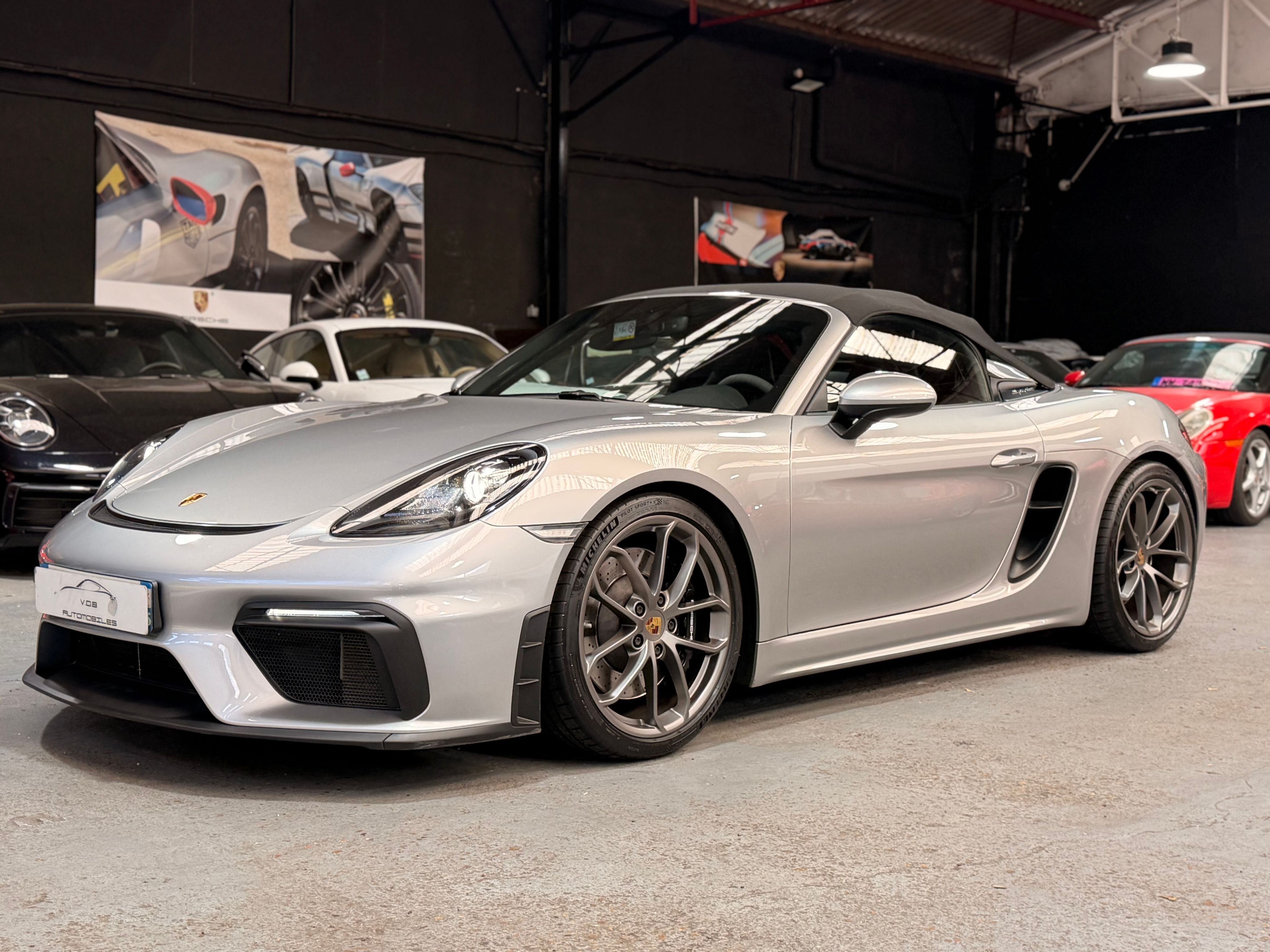 Porsche 718 Boxster Spyder 2019 — vue avant trois-quarts (2)