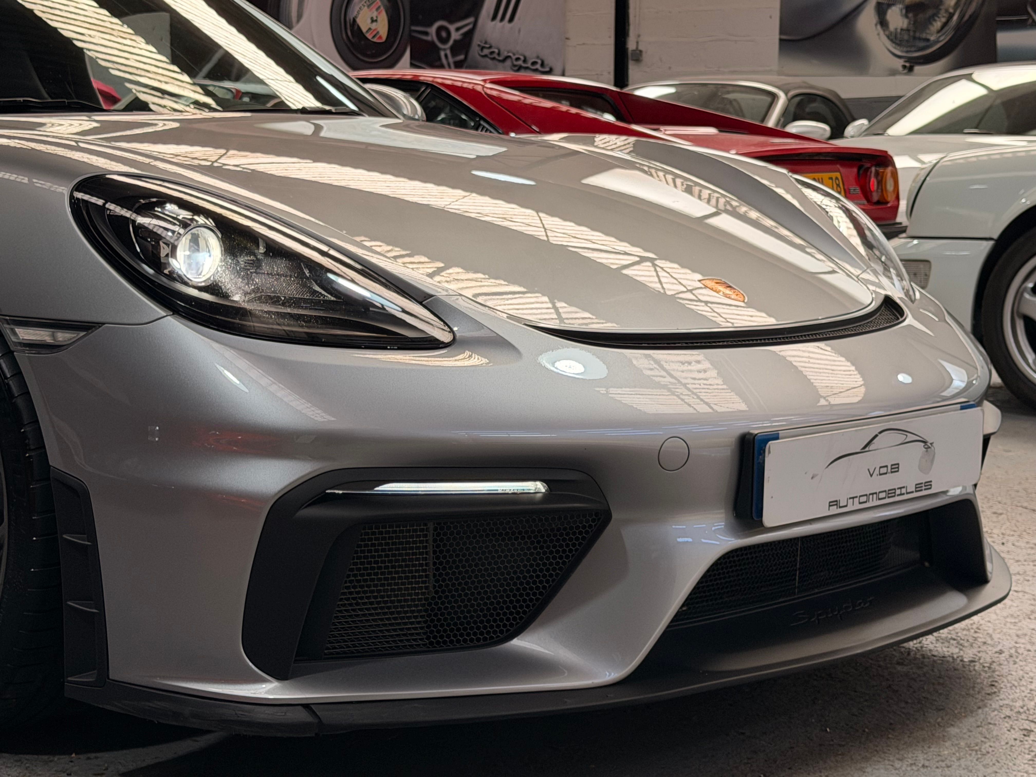 Porsche 718 Boxster Spyder 2019 — vue avant trois-quarts (4)