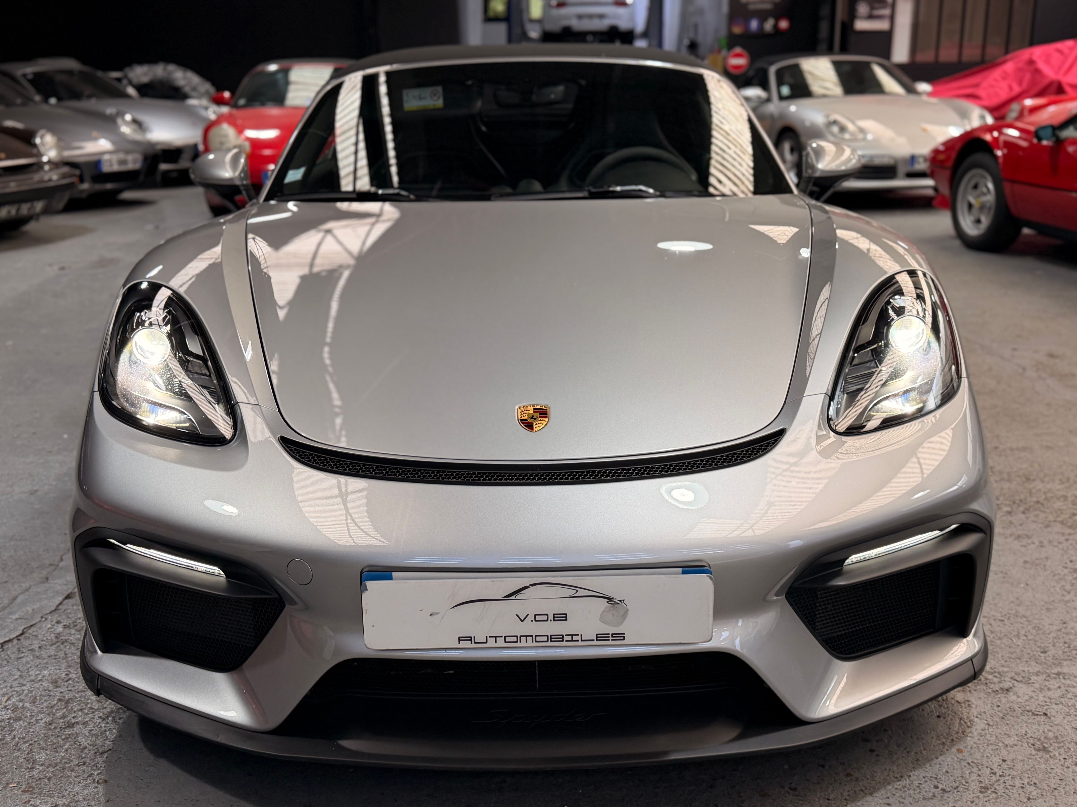 Porsche 718 Boxster Spyder 2019 — vue de face (5)