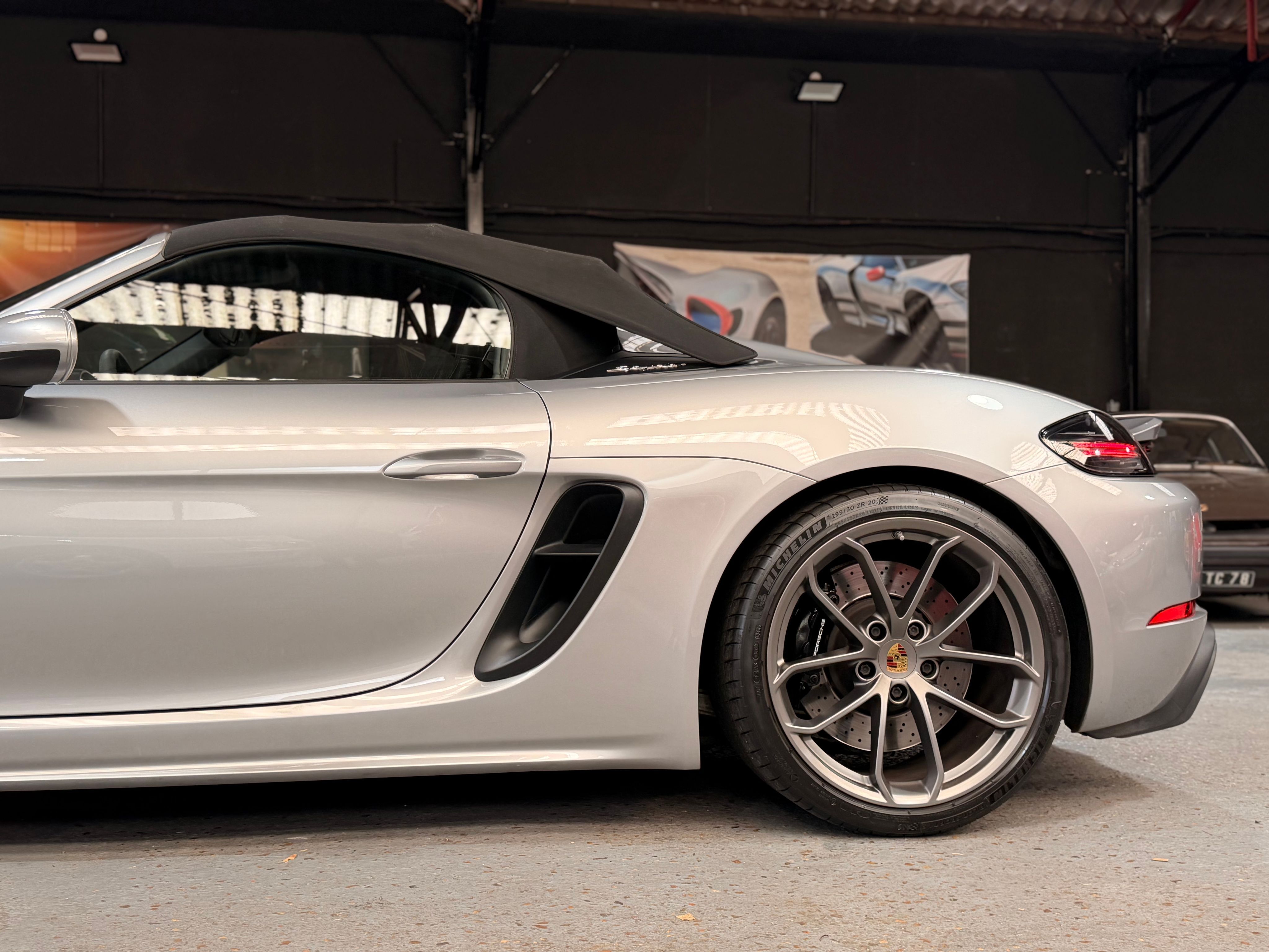 Porsche 718 Boxster Spyder 2019 — profil lateral (8)