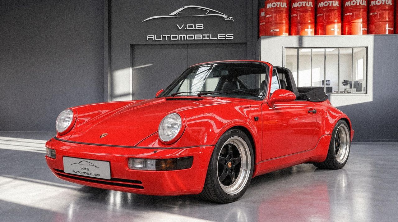 Porsche 911 Carrera Cabriolet 964 WTL Look kilometrage d origine