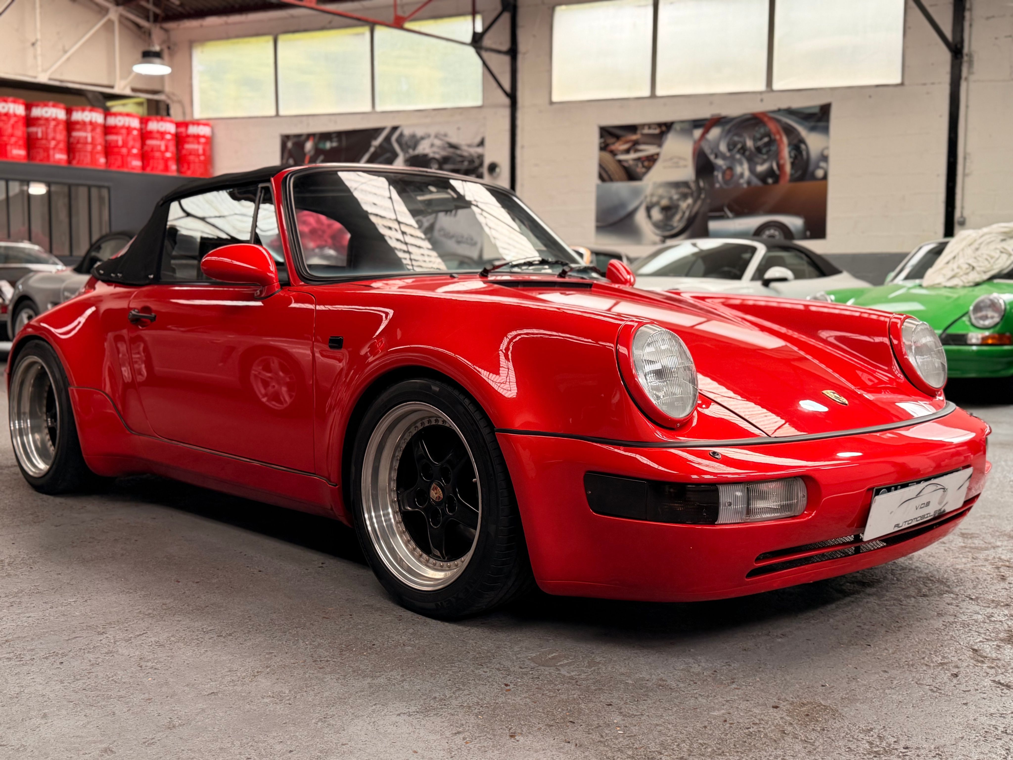 Porsche 911 Carrera Cabriolet 964 WTL Look kilometrage d origine 1985 — photo (30)