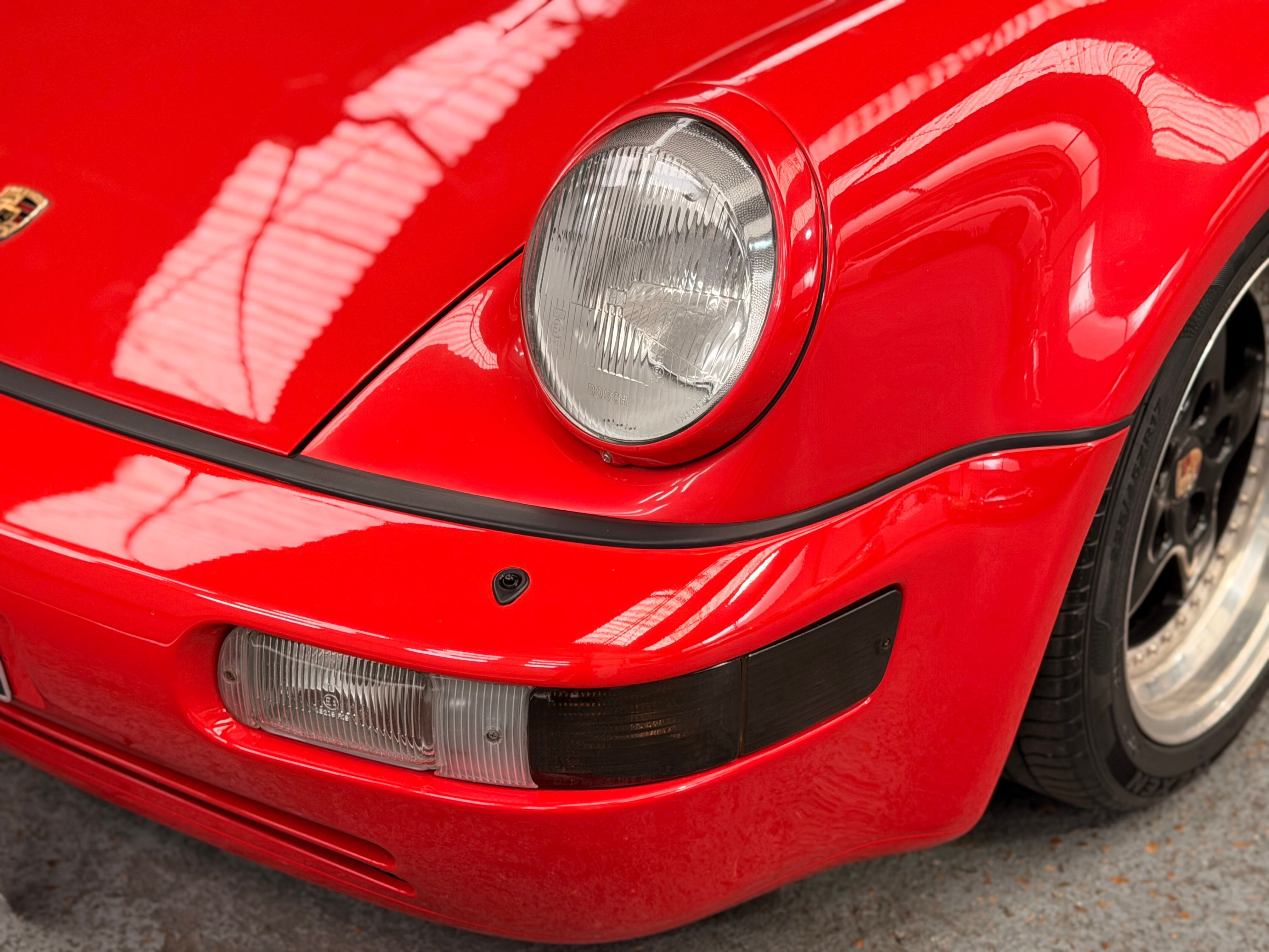 Porsche 911 Carrera Cabriolet 964 WTL Look kilometrage d origine 1985 — photo (32)