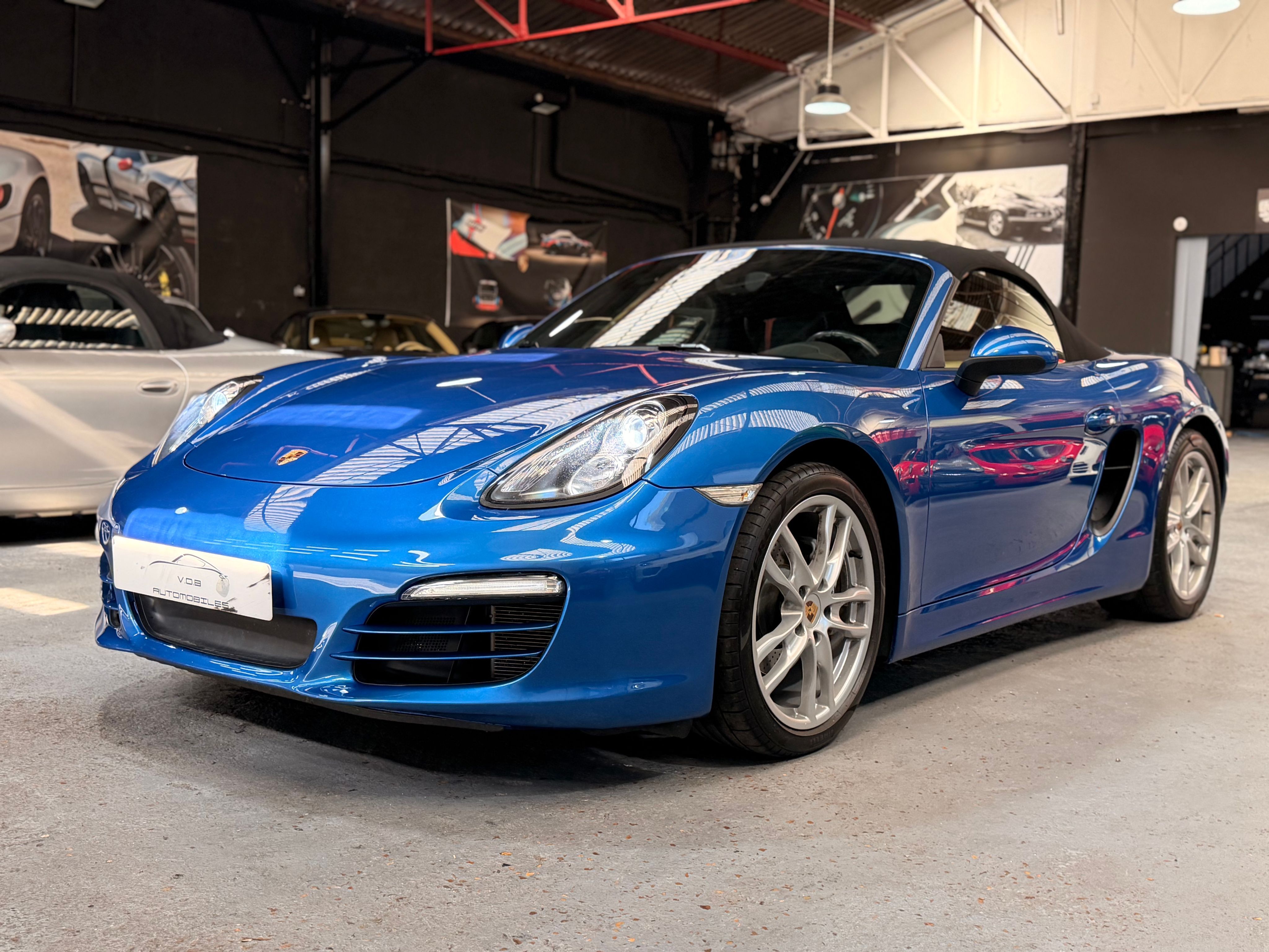 Porsche 981 Boxster 2.7 265cv PDK Chrono 48000 km Bleu saphire 2014 — photo (2)