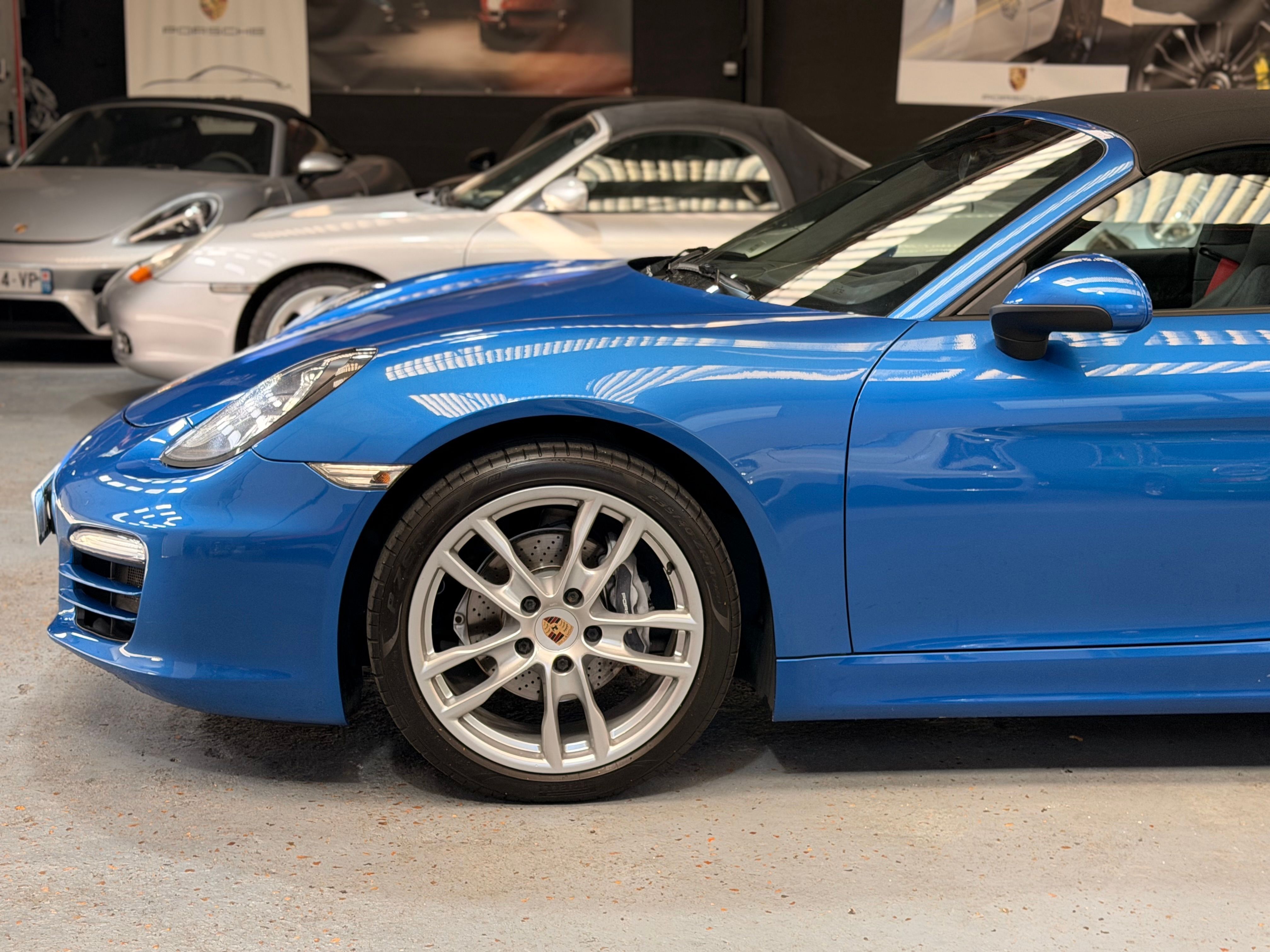 Porsche 981 Boxster 2.7 265cv PDK Chrono 48000 km Bleu saphire 2014 — photo (3)