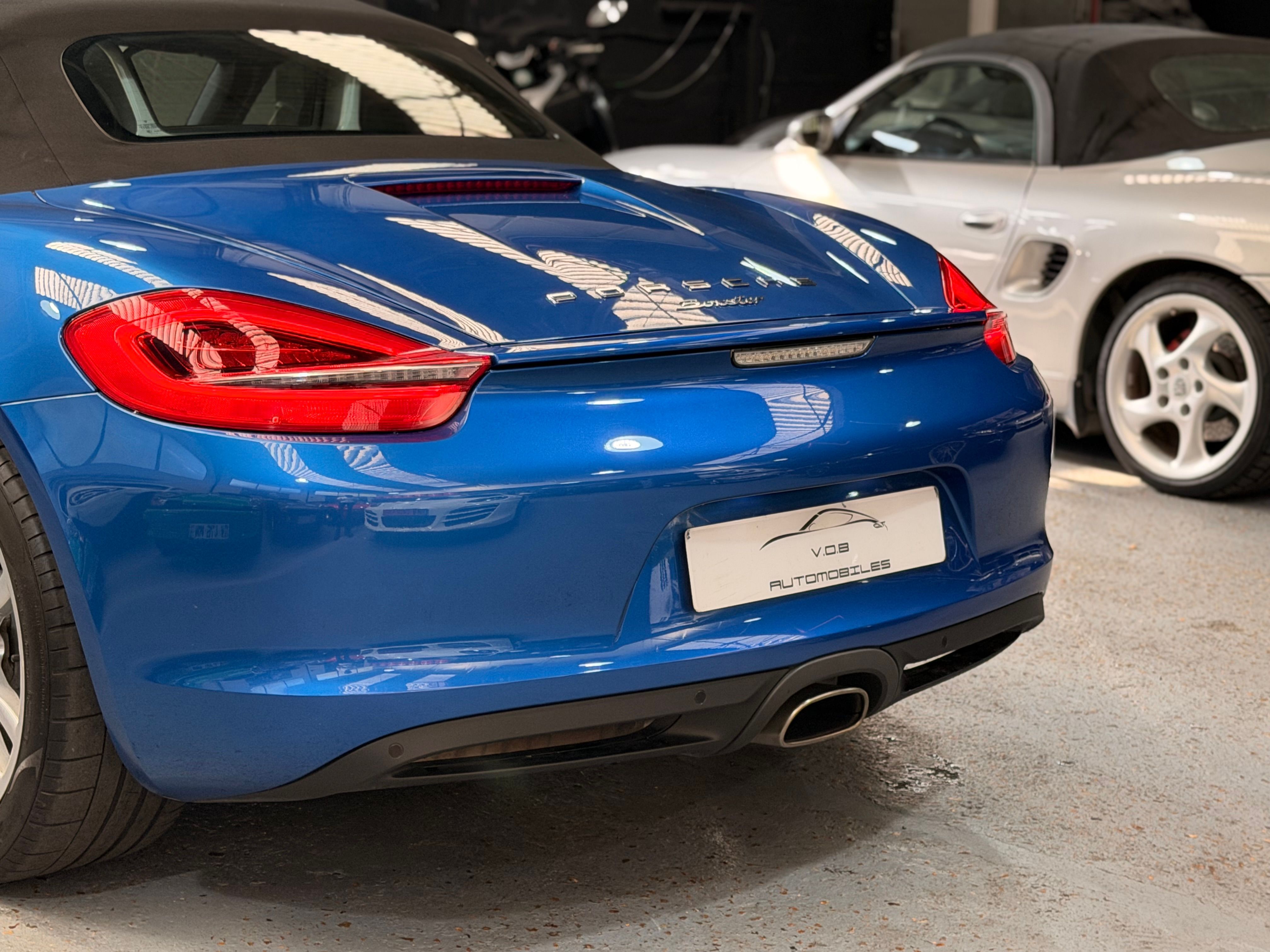 Porsche 981 Boxster 2.7 265cv PDK Chrono 48000 km Bleu saphire 2014 — photo (37)