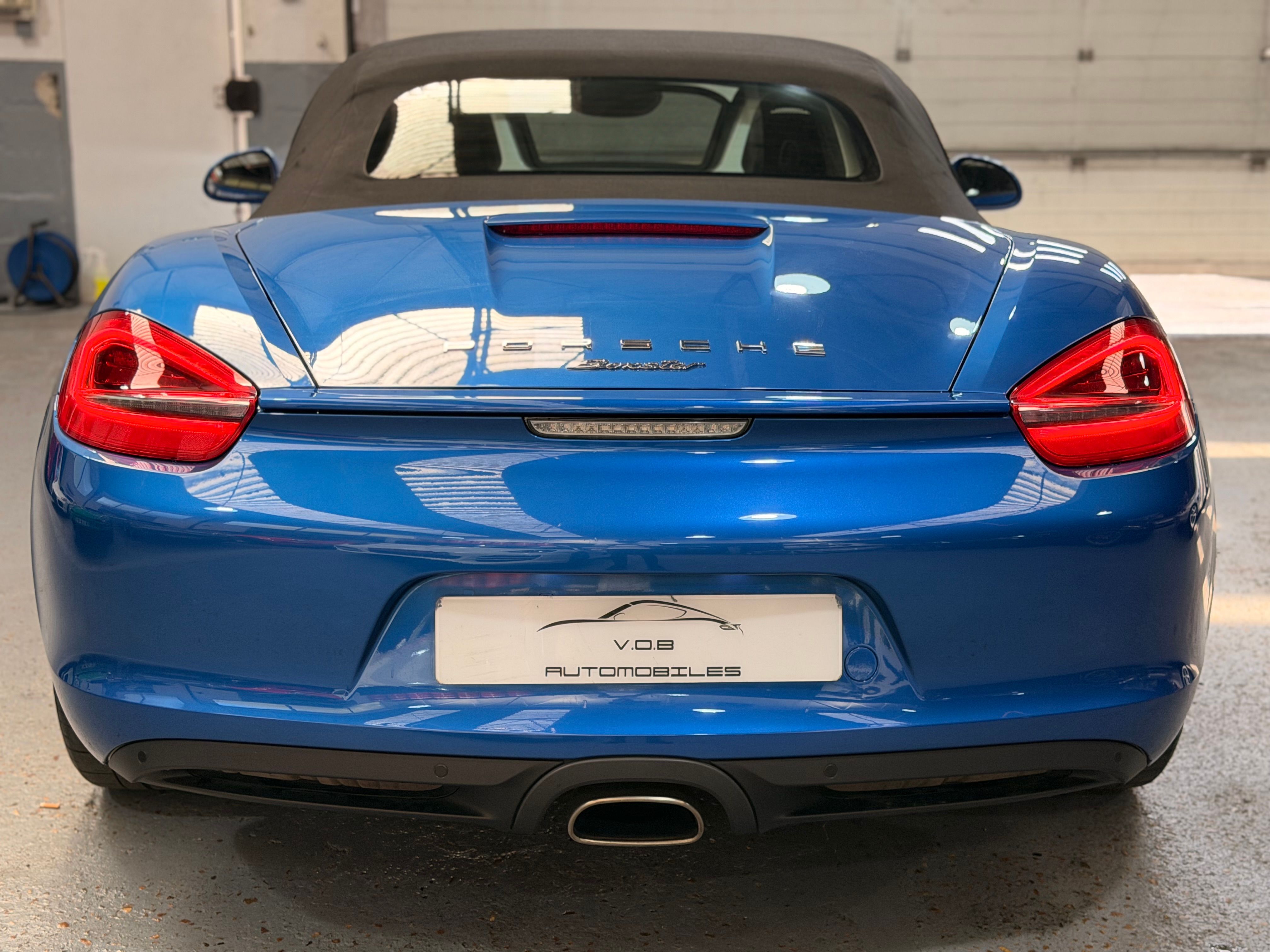 Porsche 981 Boxster 2.7 265cv PDK Chrono 48000 km Bleu saphire 2014 — photo (38)