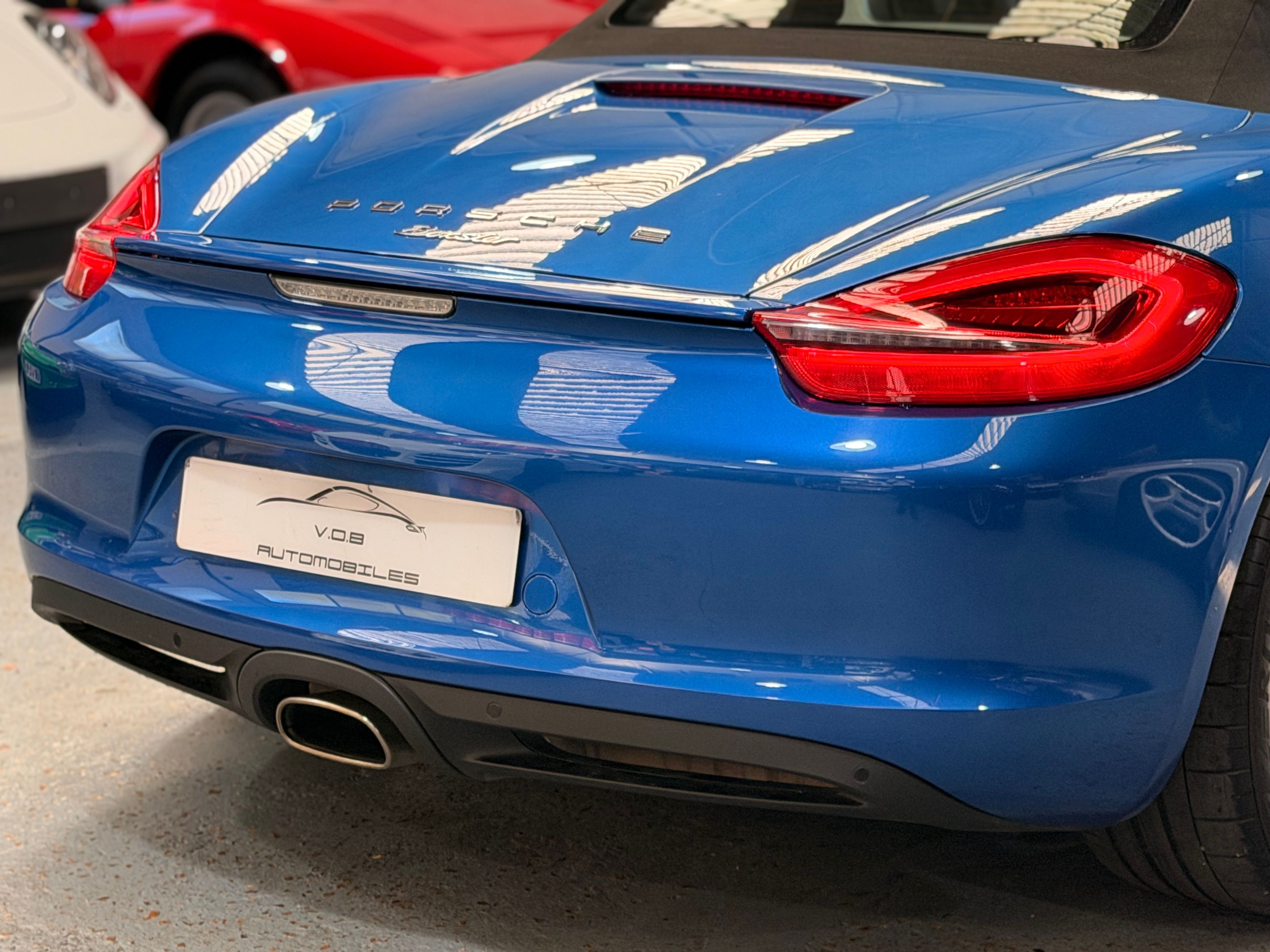Porsche 981 Boxster 2.7 265cv PDK Chrono 48000 km Bleu saphire 2014 — photo (39)