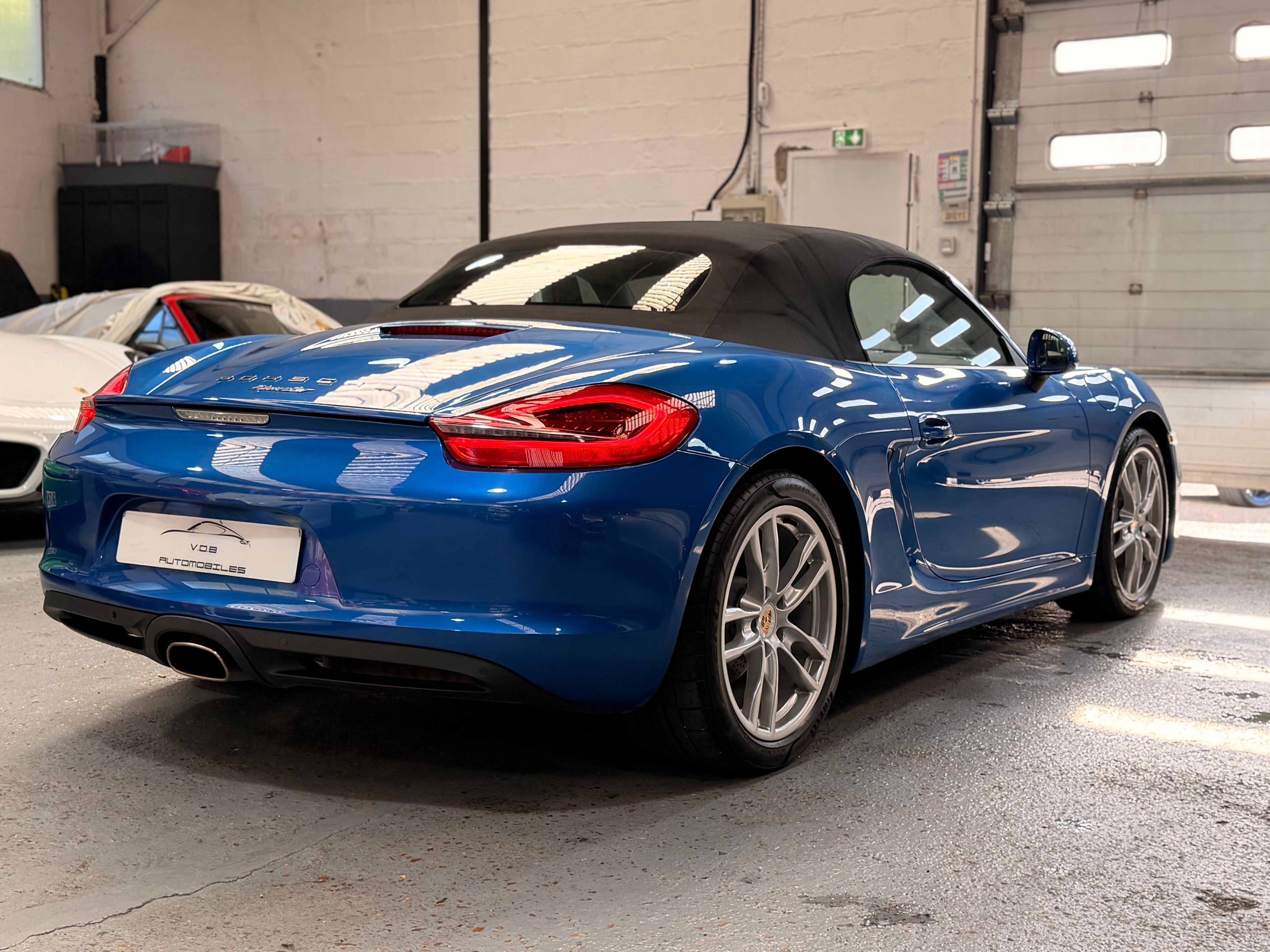 Porsche 981 Boxster 2.7 265cv PDK Chrono 48000 km Bleu saphire 2014 — photo (40)