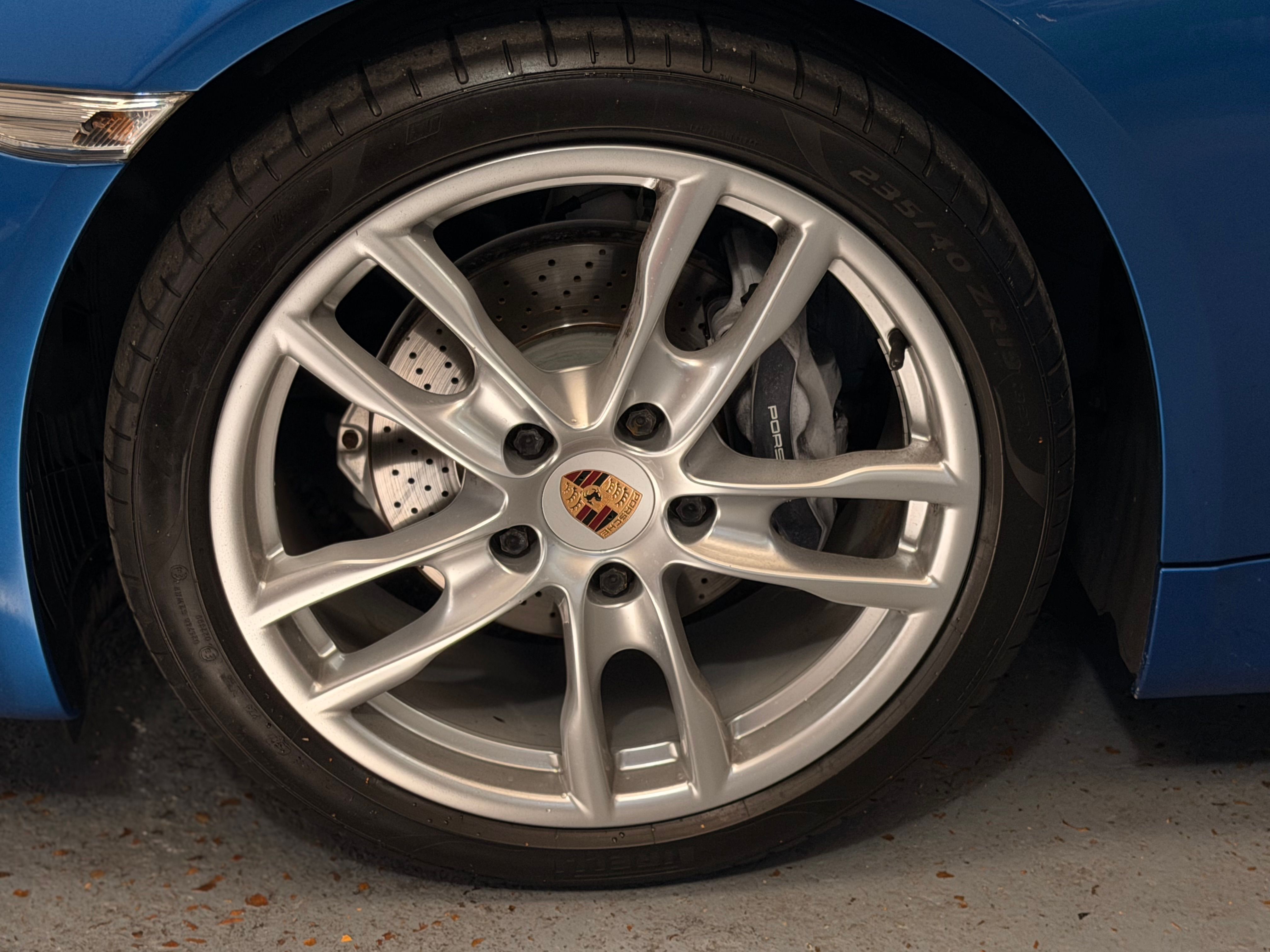 Porsche 981 Boxster 2.7 265cv PDK Chrono 48000 km Bleu saphire 2014 — photo (8)