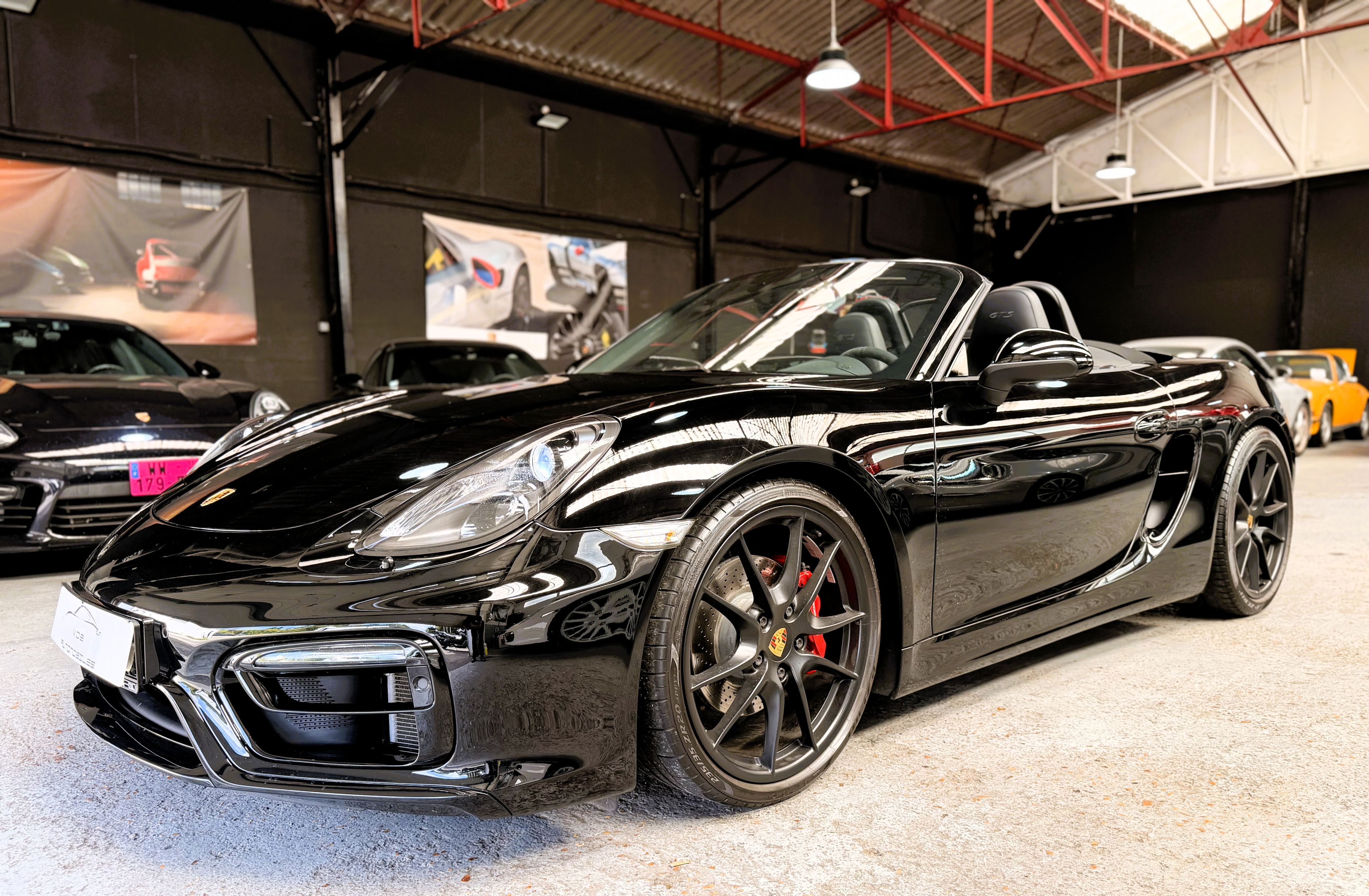 Porsche 981 Boxster GTS PDK 3.4 330cv 63000 km 2015 — vue avant trois-quarts (3)
