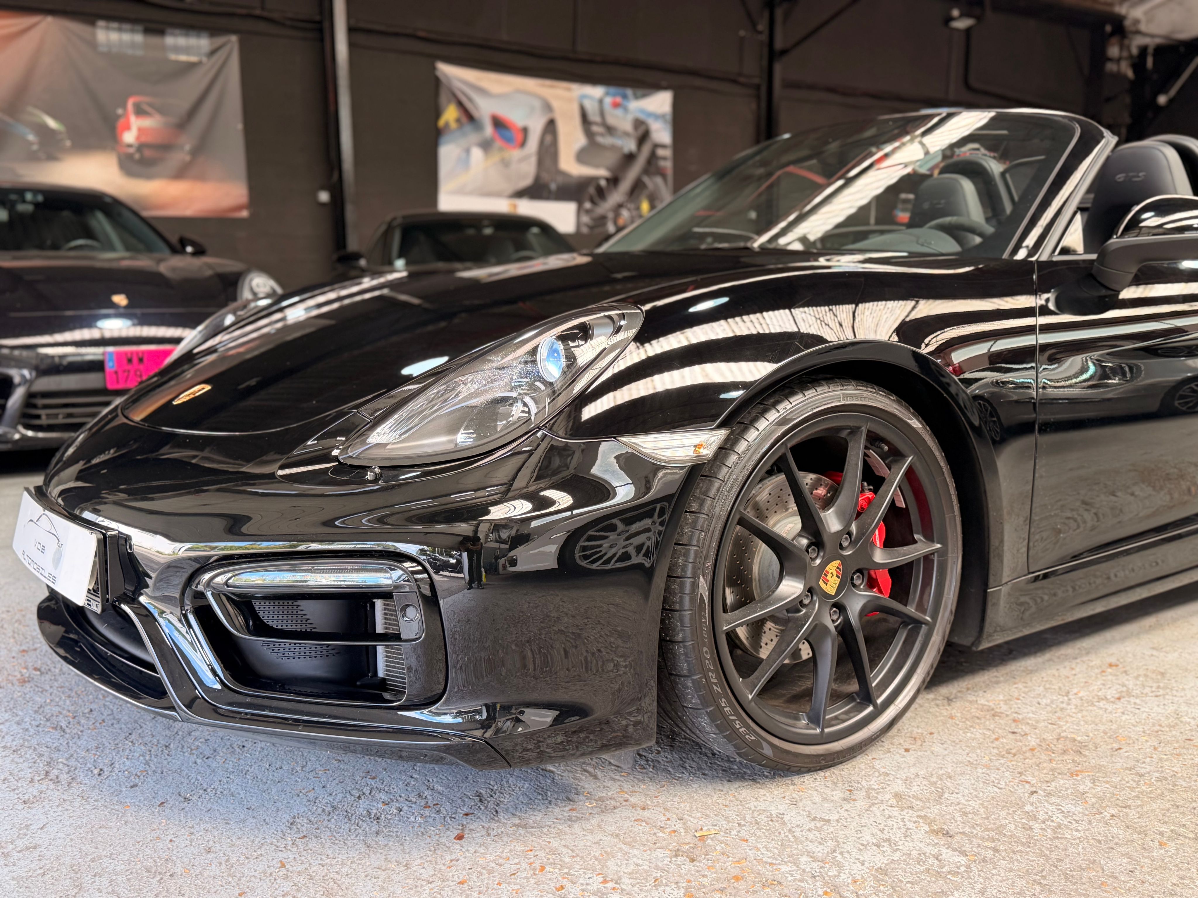 Porsche 981 Boxster GTS PDK 3.4 330cv 63000 km 2015 — vue avant trois-quarts (4)