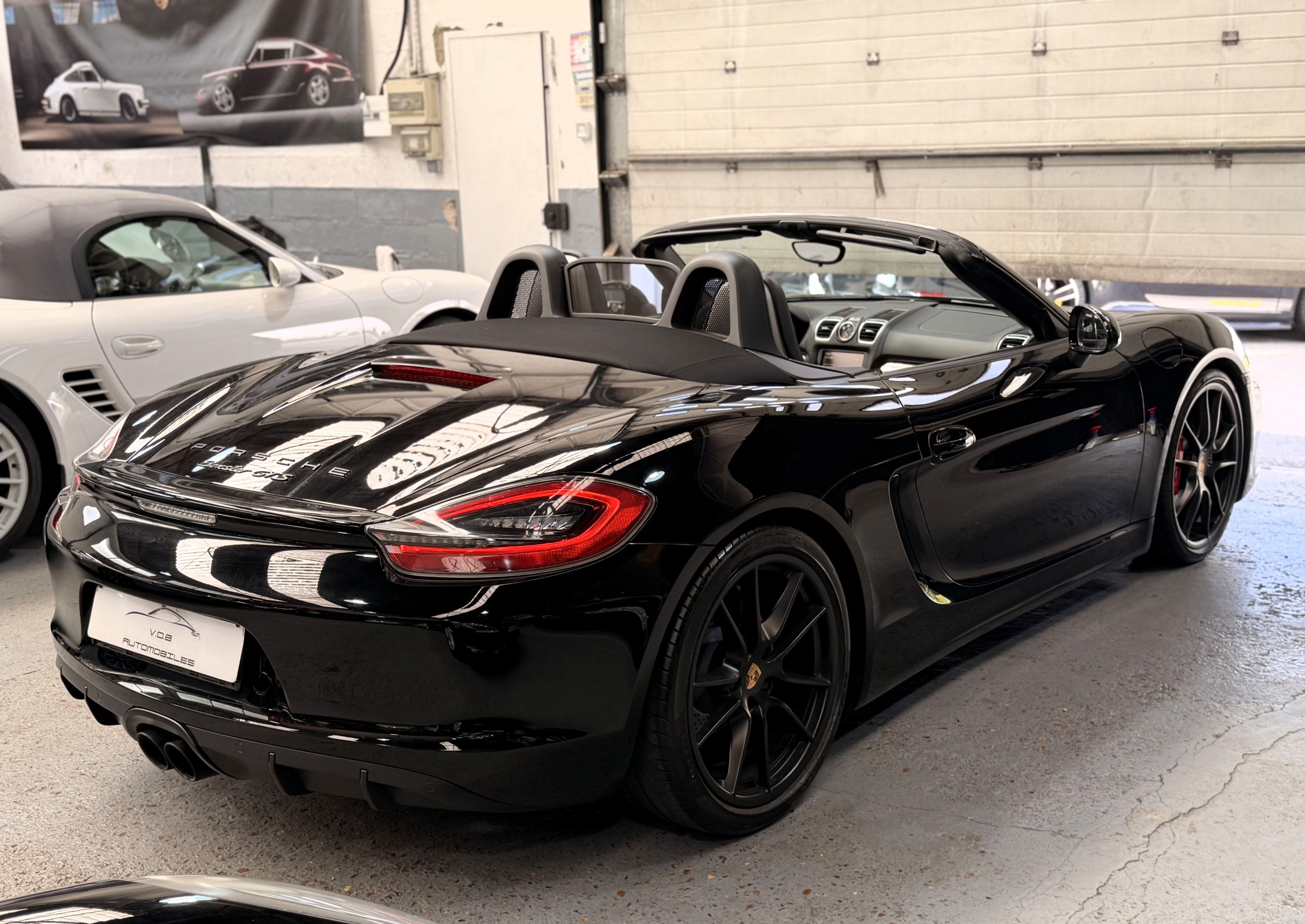 Porsche 981 Boxster GTS PDK 3.4 330cv 63000 km 2015 — vue arriere trois-quarts (11)
