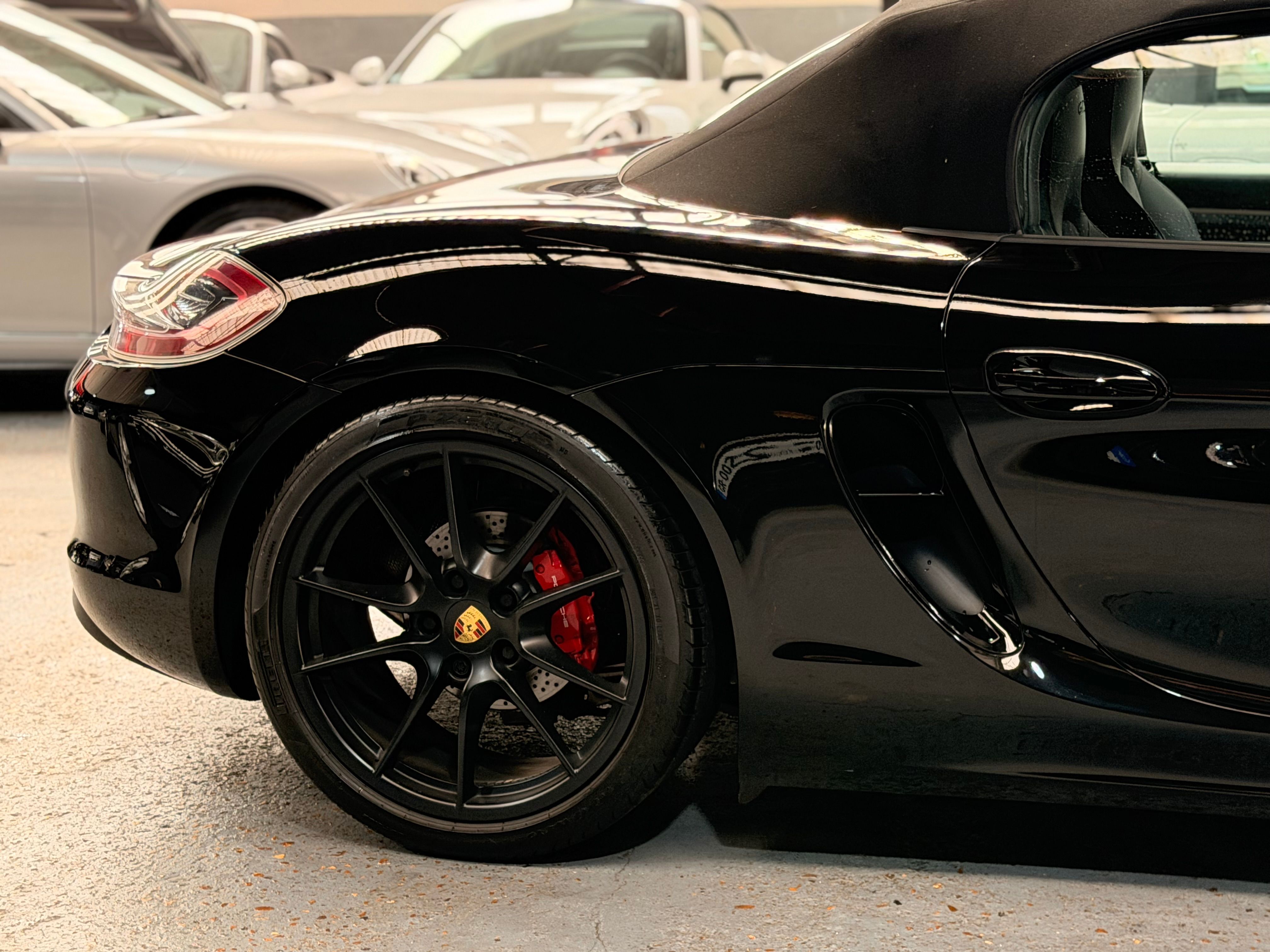 Porsche 981 Boxster GTS PDK 3.4 330cv 63000 km 2015 — vue arriere trois-quarts (14)