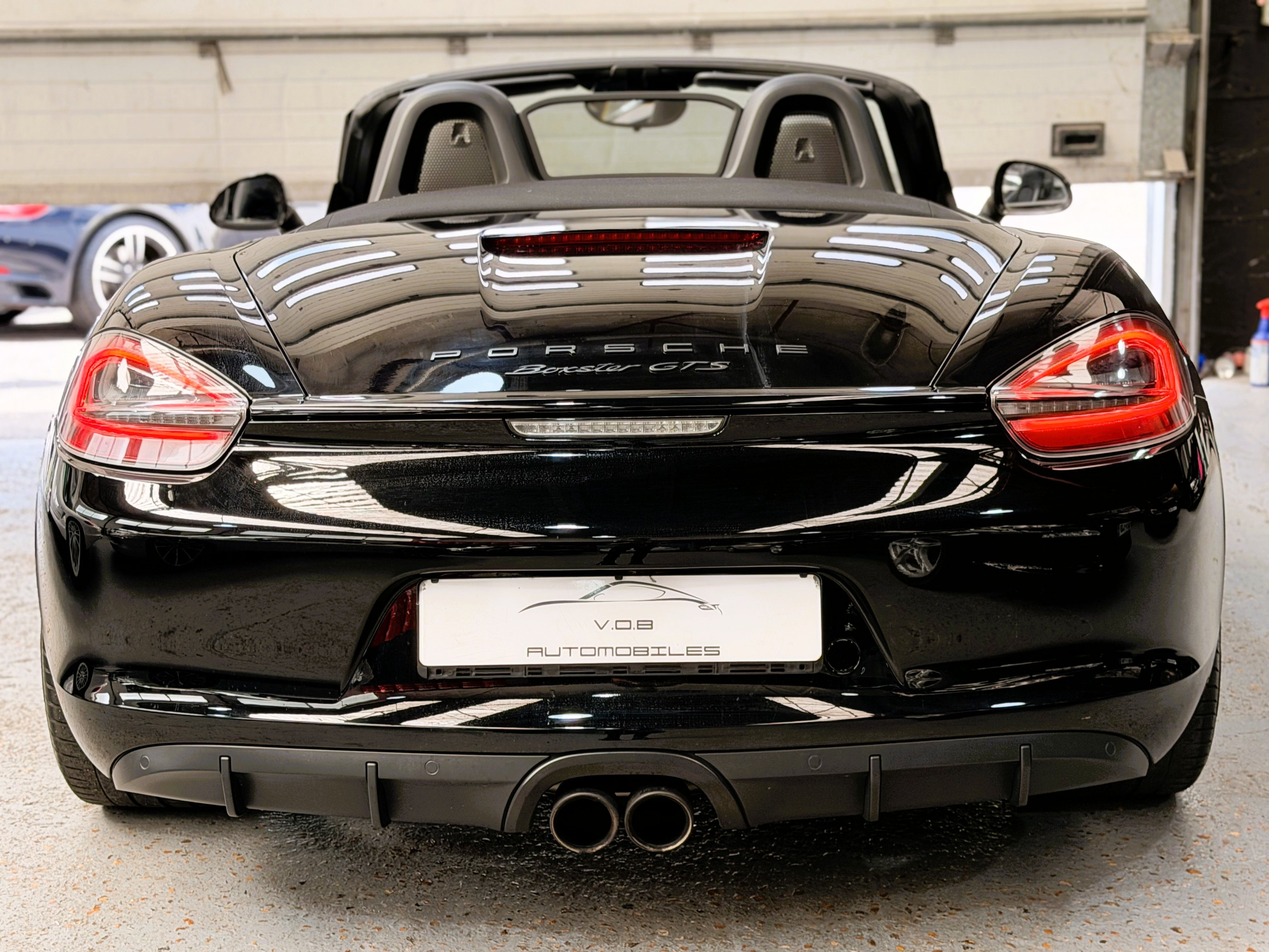 Porsche 981 Boxster GTS PDK 3.4 330cv 63000 km 2015 — vue arriere (15)