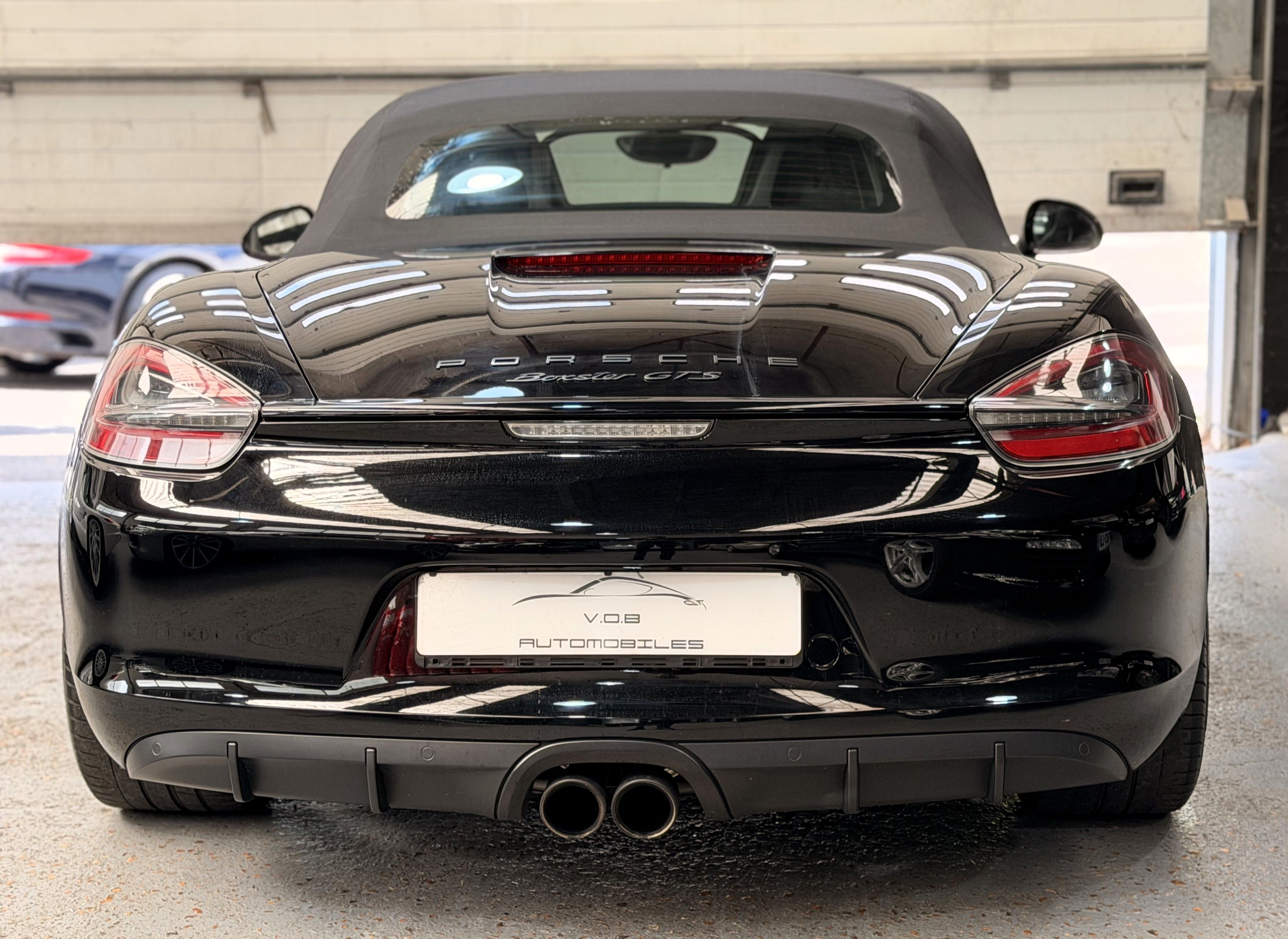 Porsche 981 Boxster GTS PDK 3.4 330cv 63000 km 2015 — vue arriere (16)