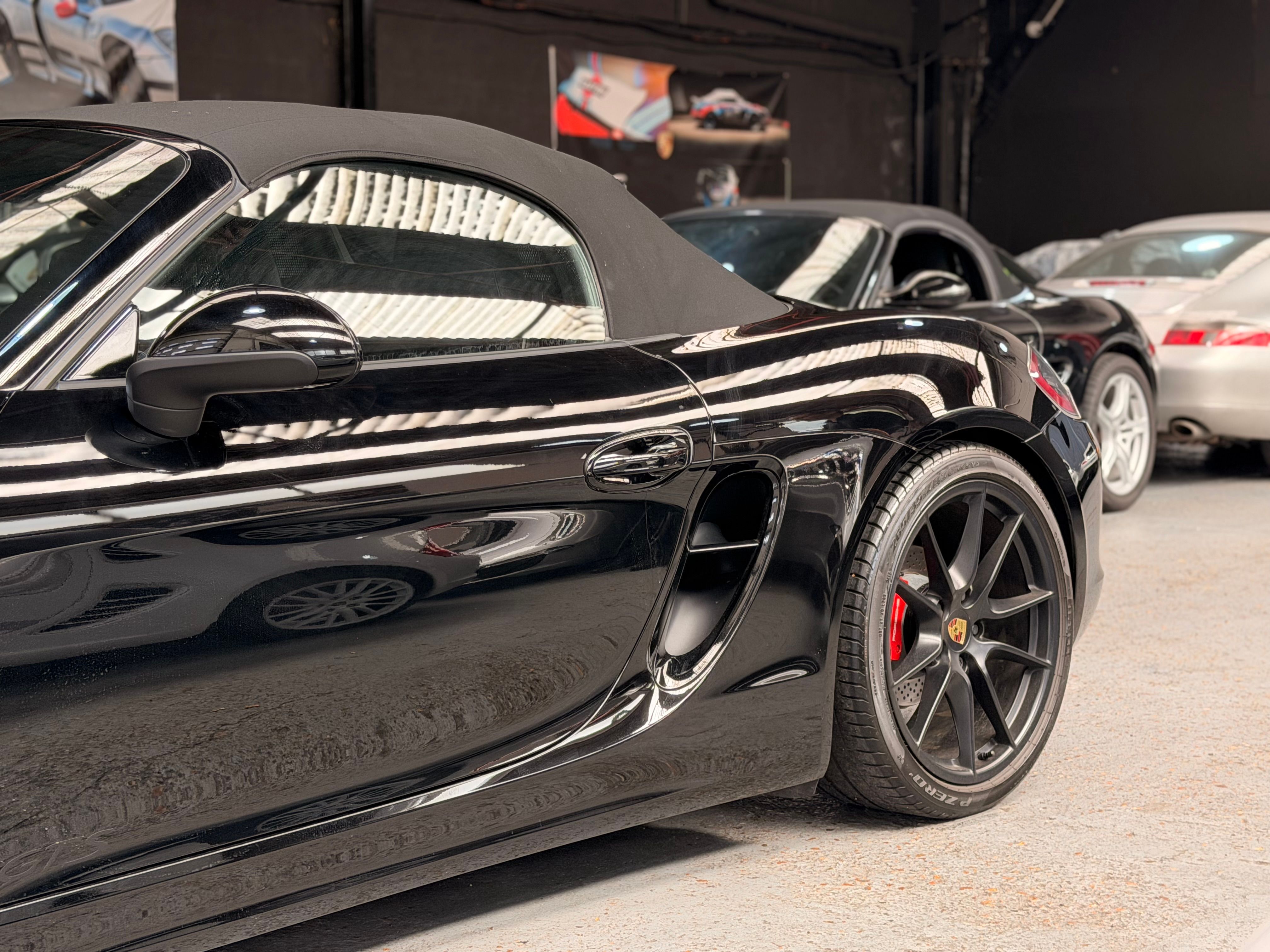 Porsche 981 Boxster GTS PDK 3.4 330cv 63000 km 2015 — profil lateral (8)