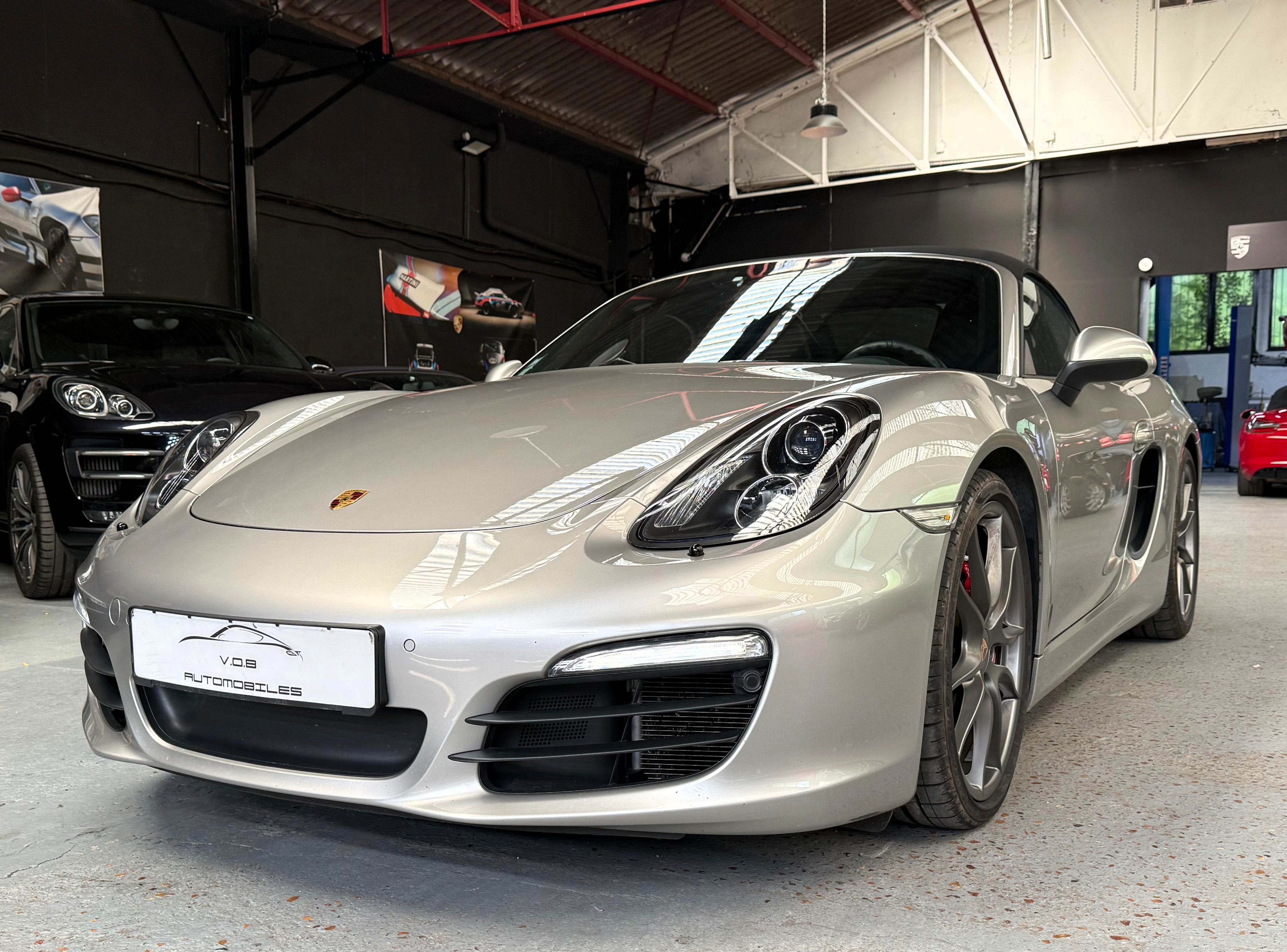 Porsche 981 Boxster S 2013 — vue avant trois-quarts (3)