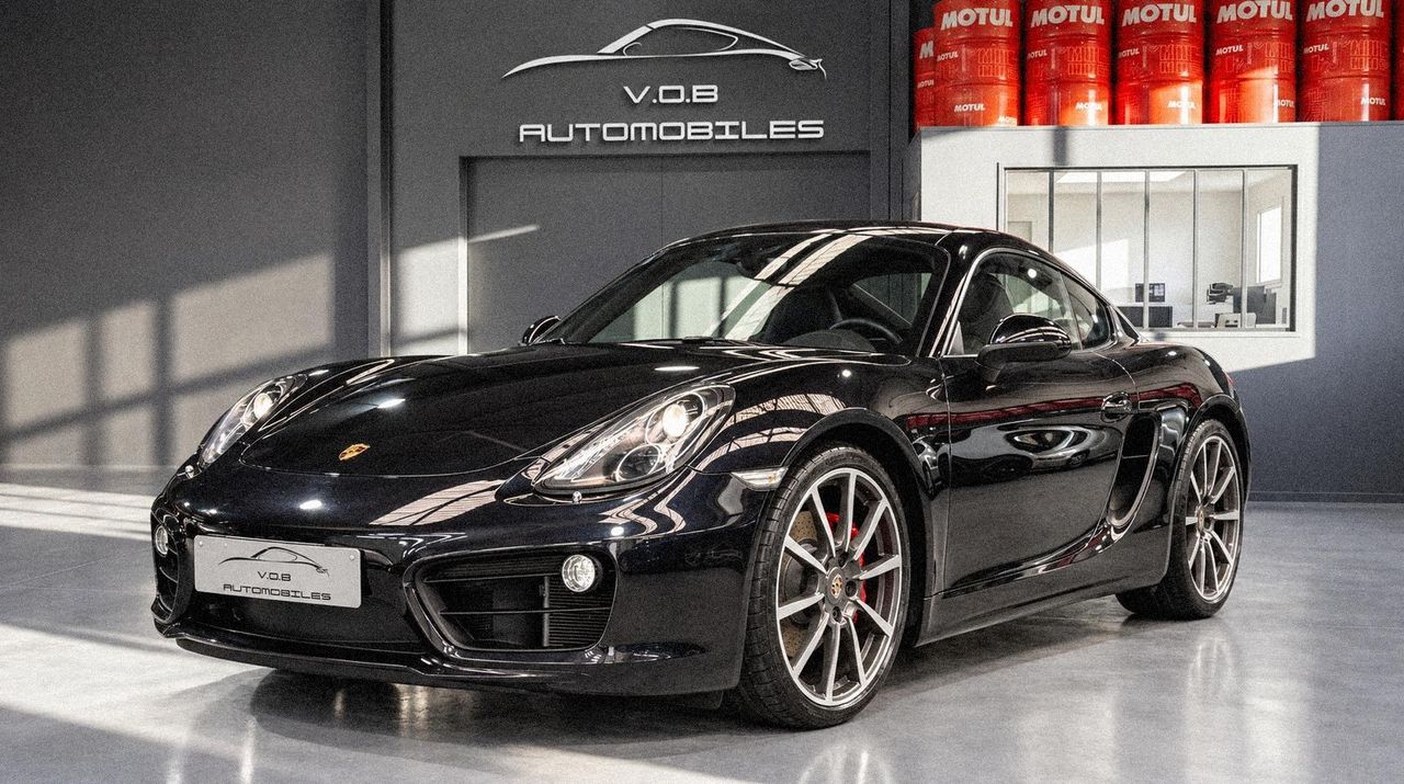 Porsche Cayman S (981) 3.4 PDK — 45 000 km — Chrono Plus — PADM — Jantes 20" Carrera Classic — Sièges Sport Plus — Garantie 12 mois