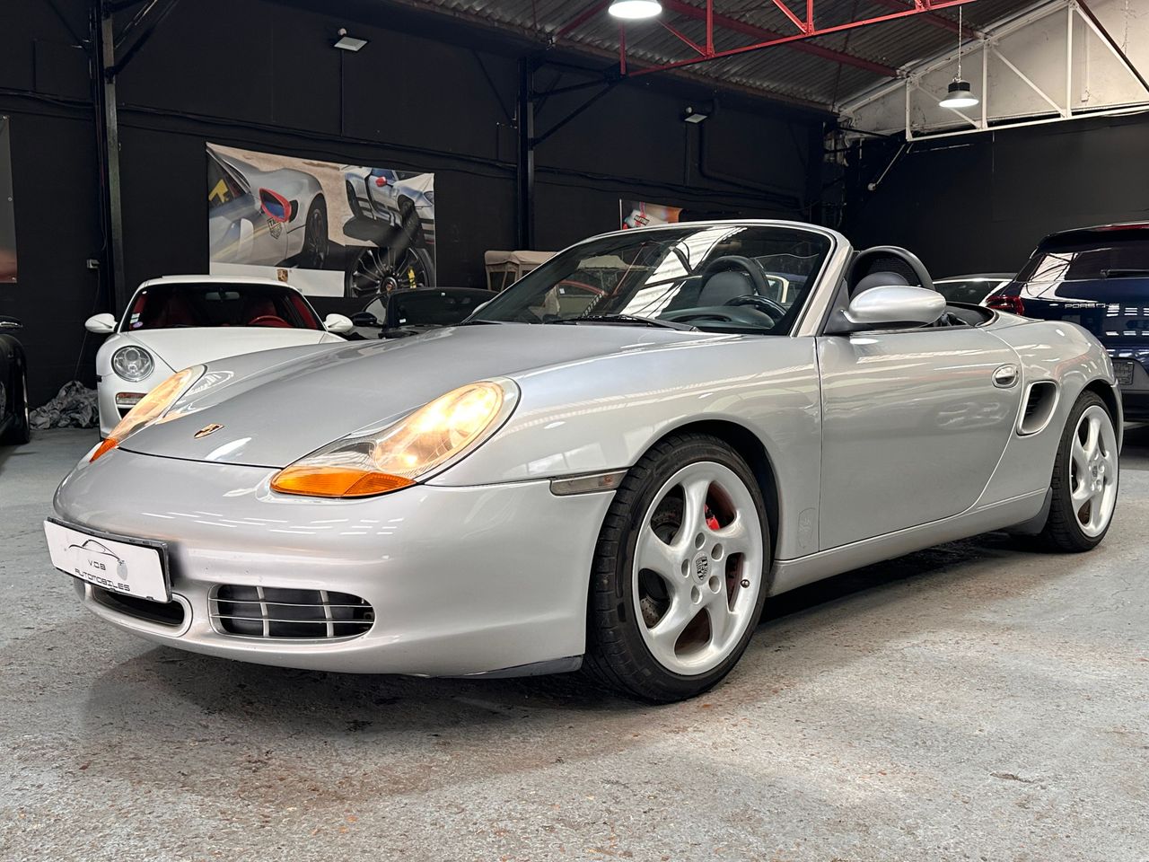 Porsche 986 Boxster S 2002 — vue avant trois-quarts (1)