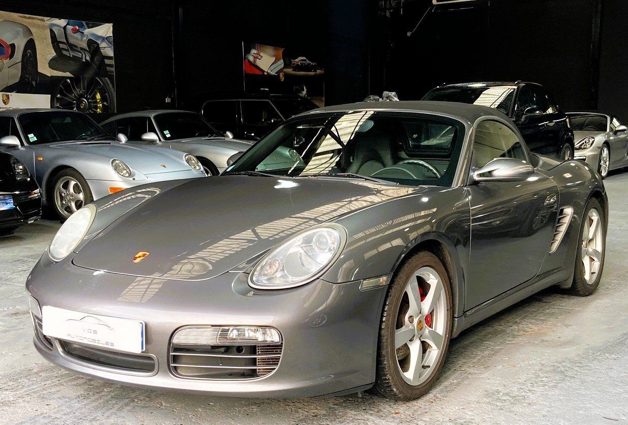 Porsche 987 Boxster S 2007 — vue avant trois-quarts (3)