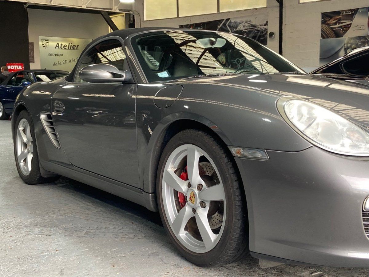 Porsche 987 Boxster S 2007 — vue avant trois-quarts (5)