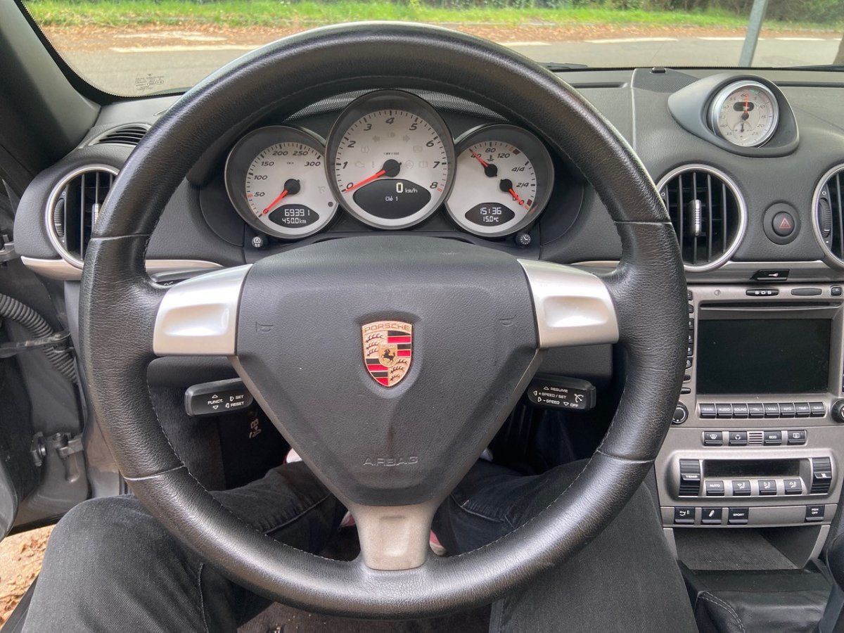 Porsche 987 Boxster S 2007 — detail interieur (25)