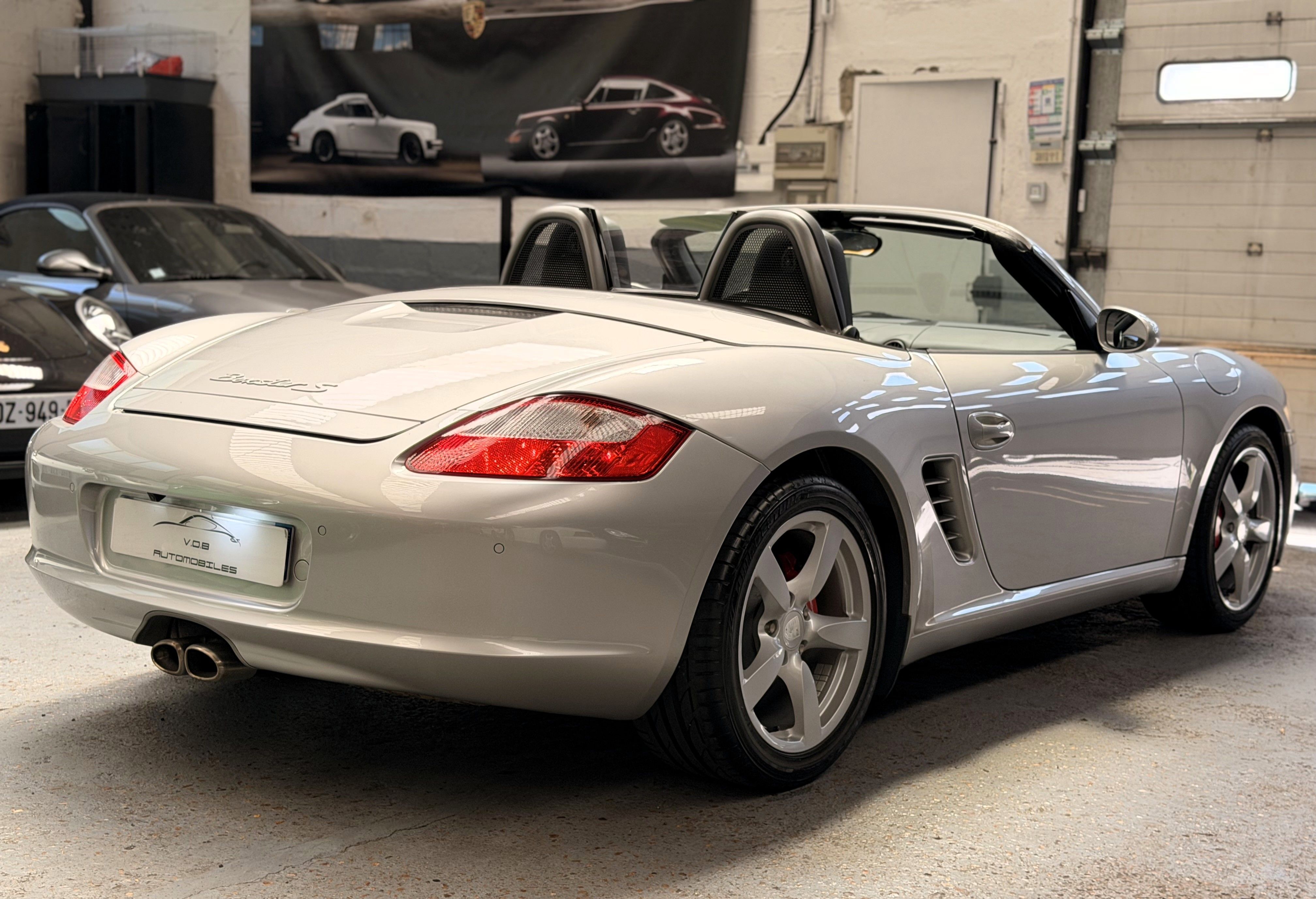 Porsche 987 Boxster S 3.4 295cv bvm France 69000 km 2009 — vue arriere trois-quarts (7)