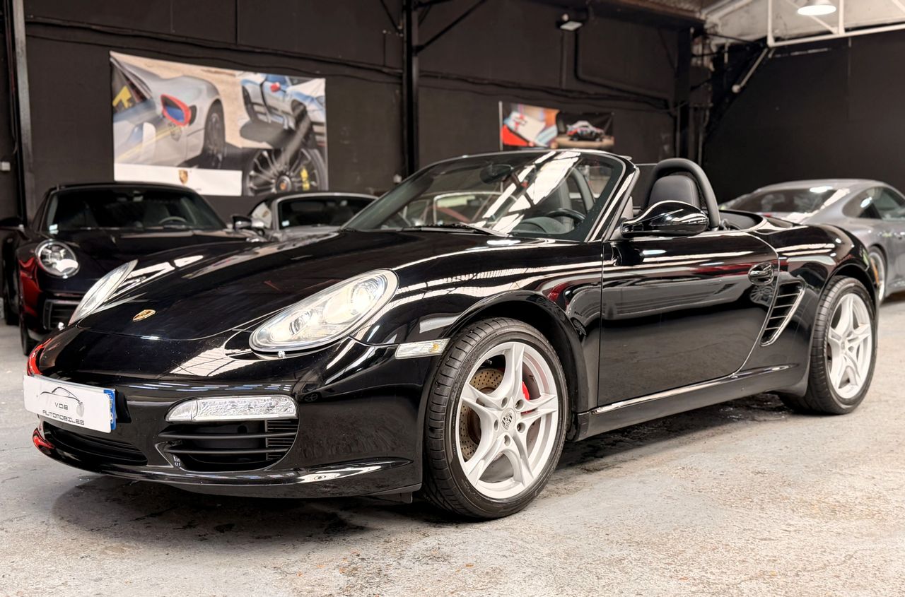 Porsche 987.2 Boxster S 3.4 310cv BVM Superbe 2010 — vue avant trois-quarts (1)