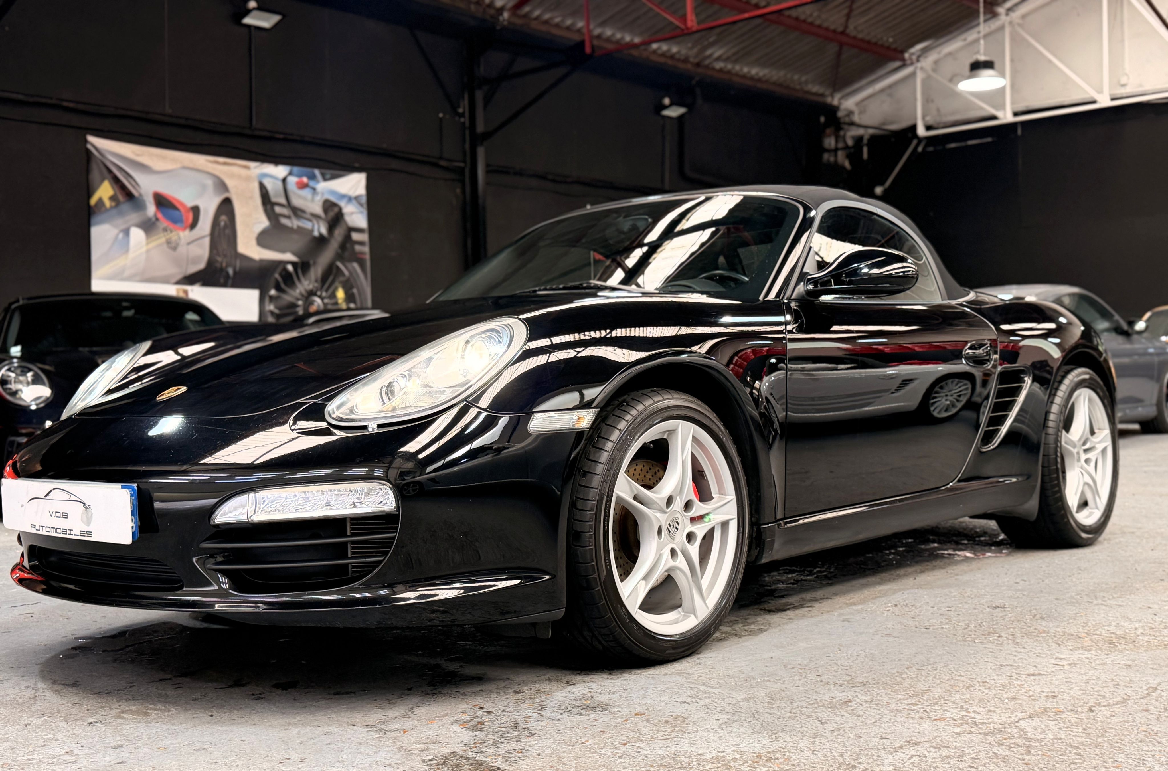 Porsche 987.2 Boxster S 3.4 310cv BVM Superbe 2010 — vue avant trois-quarts (2)