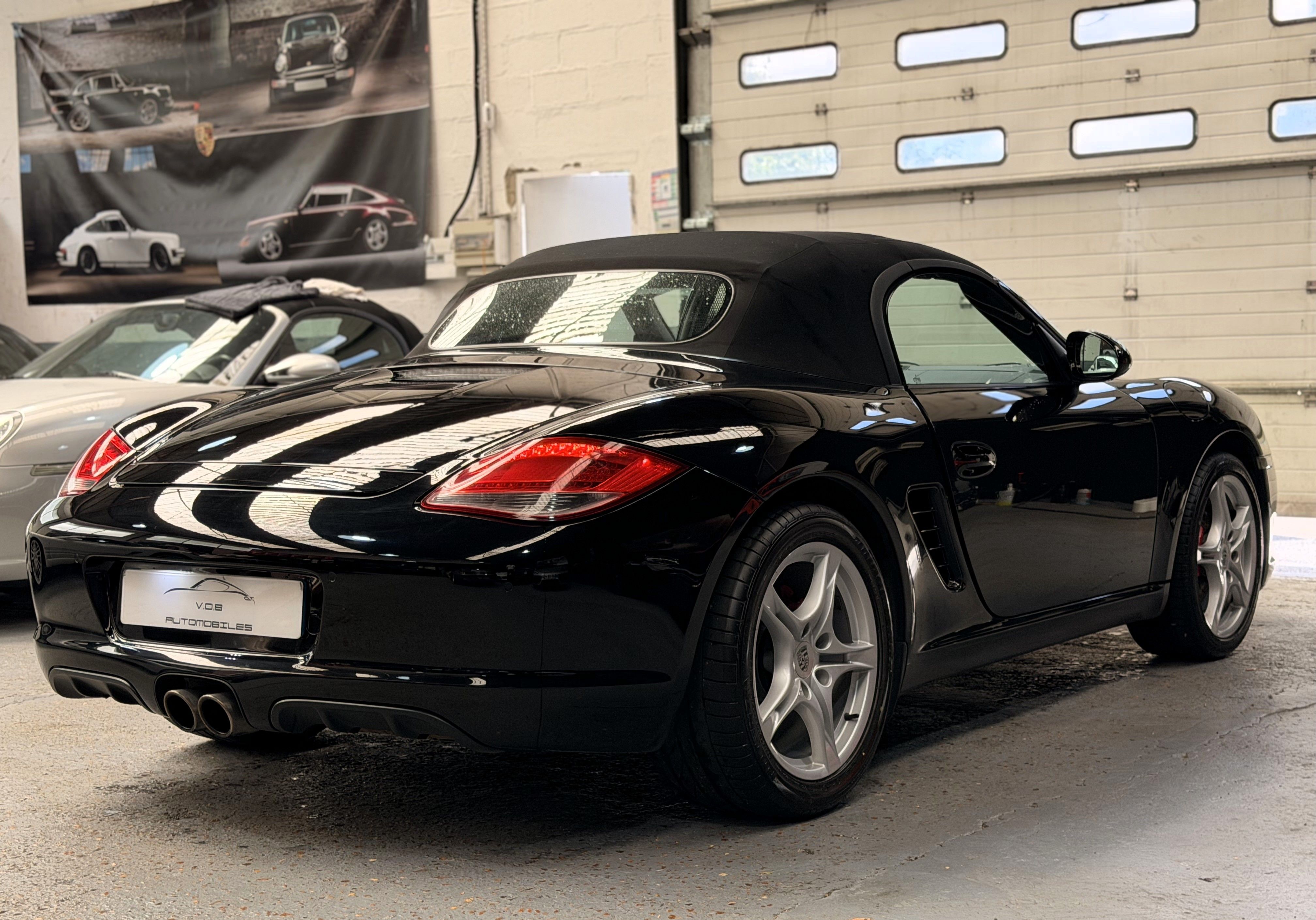 Porsche 987.2 Boxster S 3.4 310cv BVM Superbe 2010 — vue arriere trois-quarts (8)