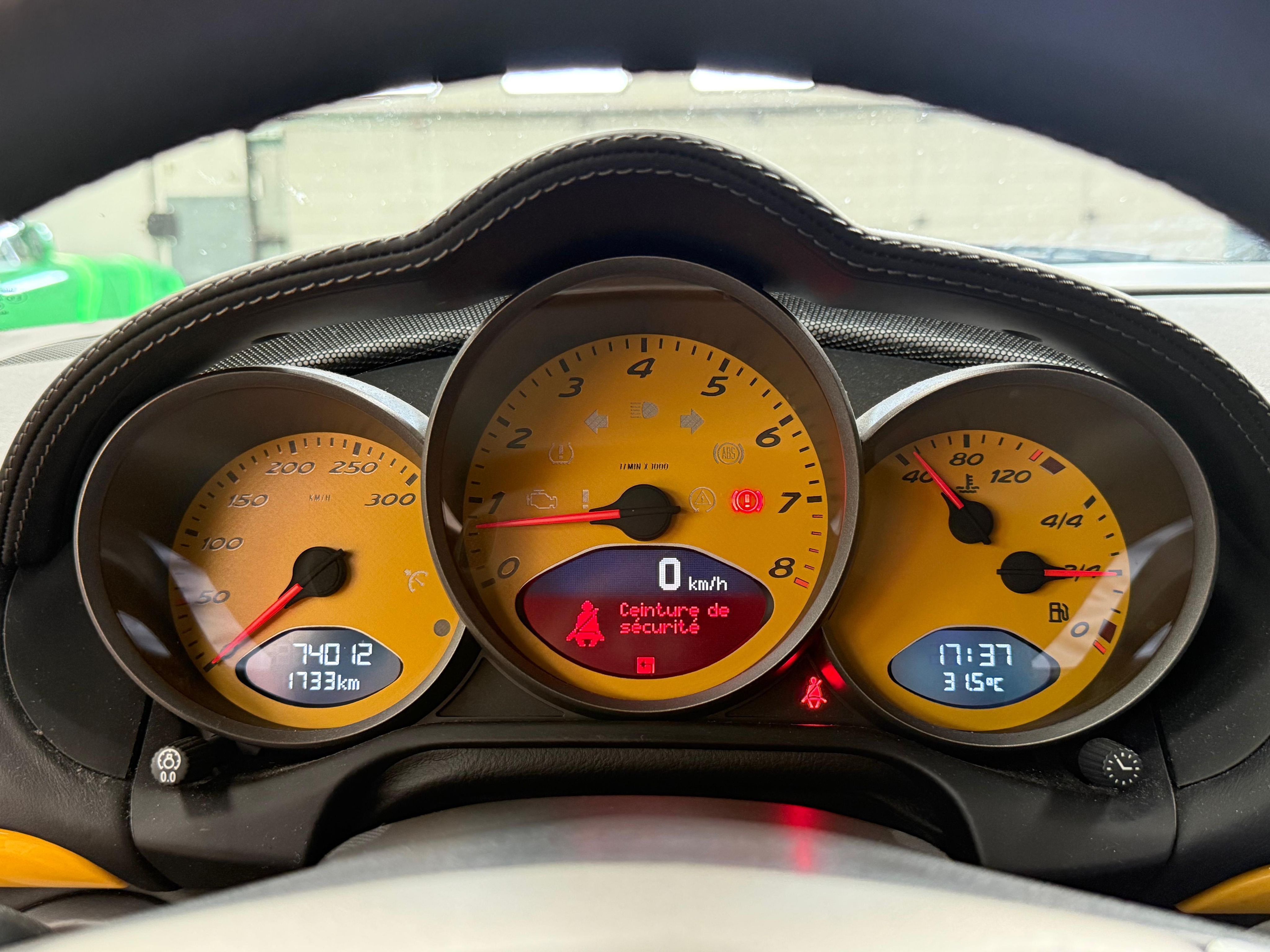 Porsche 987 Cayman S 3.4 295cv BVM France  Departement Exclusif 2007 — tableau de bord (9)