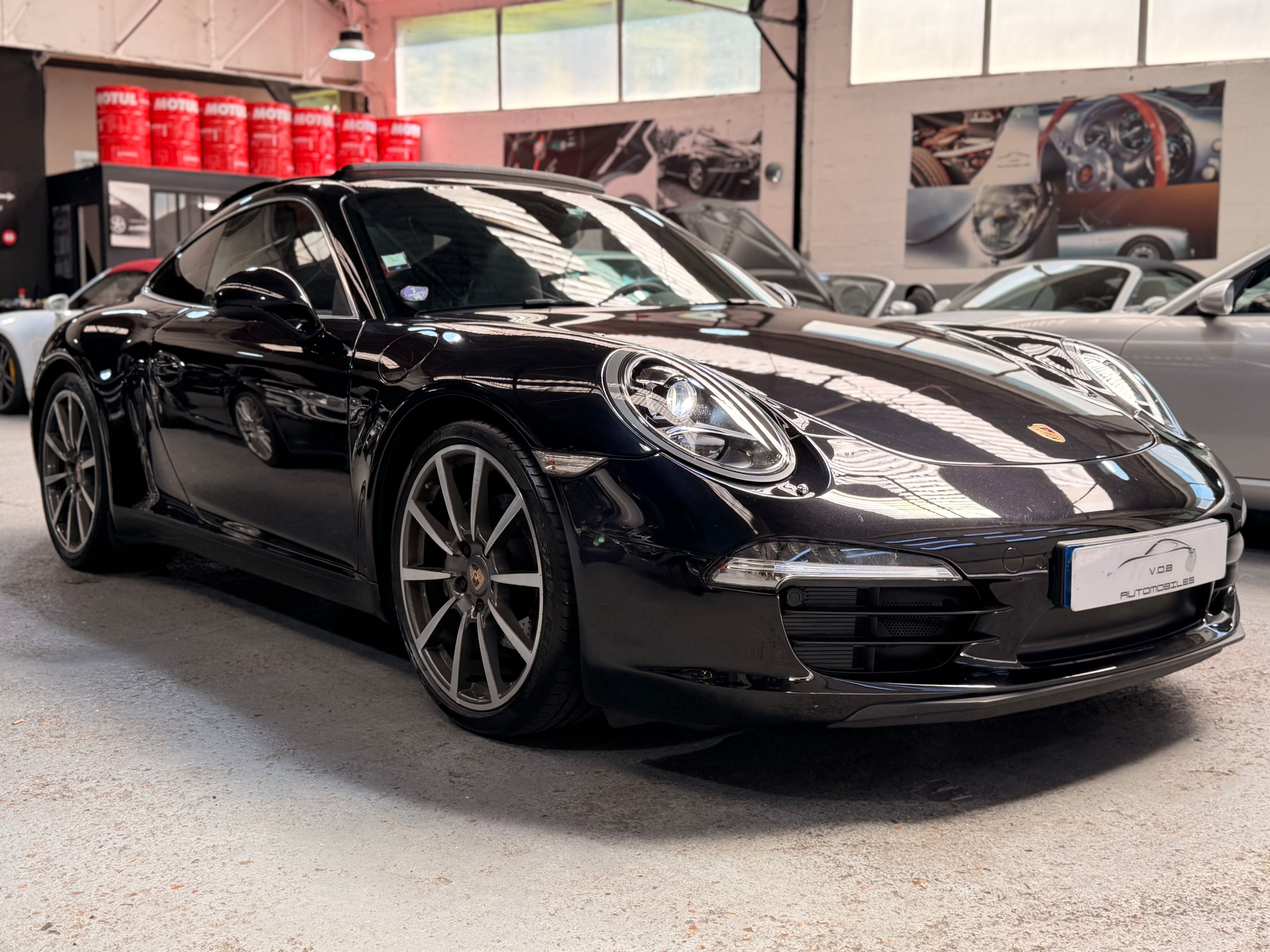 Porsche 991 Carrera PDK 3.4 350CV FRANCE PANO SUPERBE 2014 — vue avant trois-quarts (2)